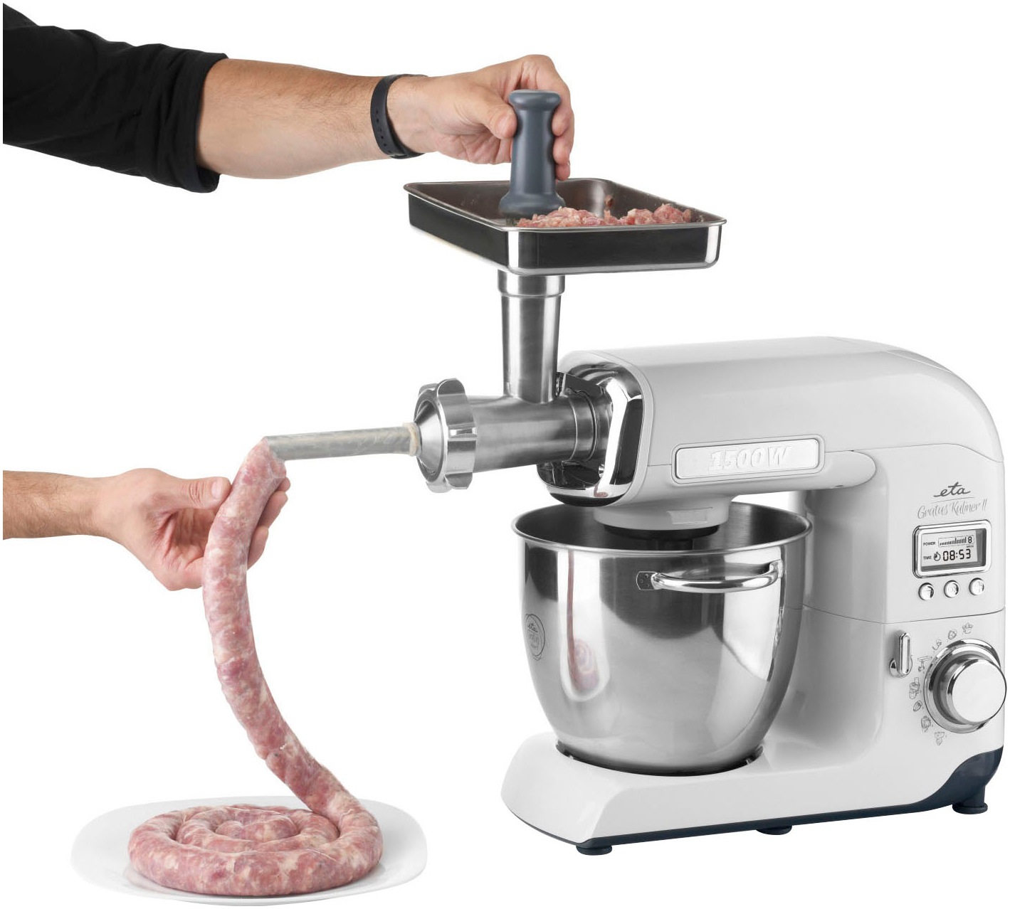 eta Wurstfüllaufsatz »ETA002891020«, (Packung, 4 tlg.), nur nutzbar mit dem Fleischwolf ETA6075