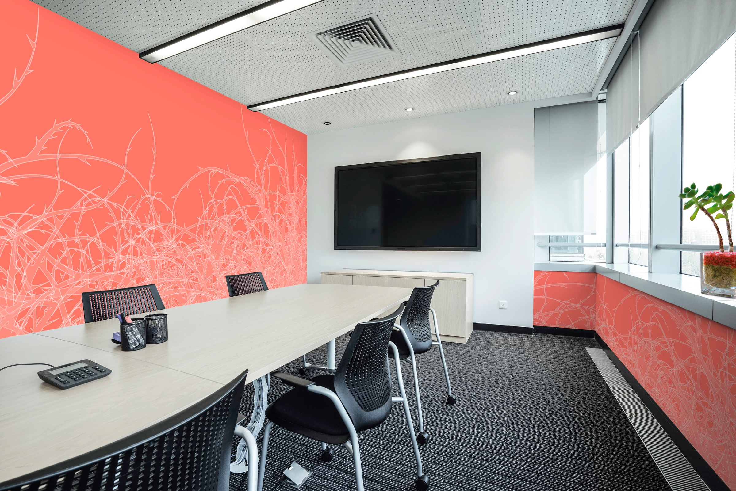 Architects Paper Fototapete »Atelier 47 Thorn Style 1«, floral, Vlies, Wand, Schräge, Decke