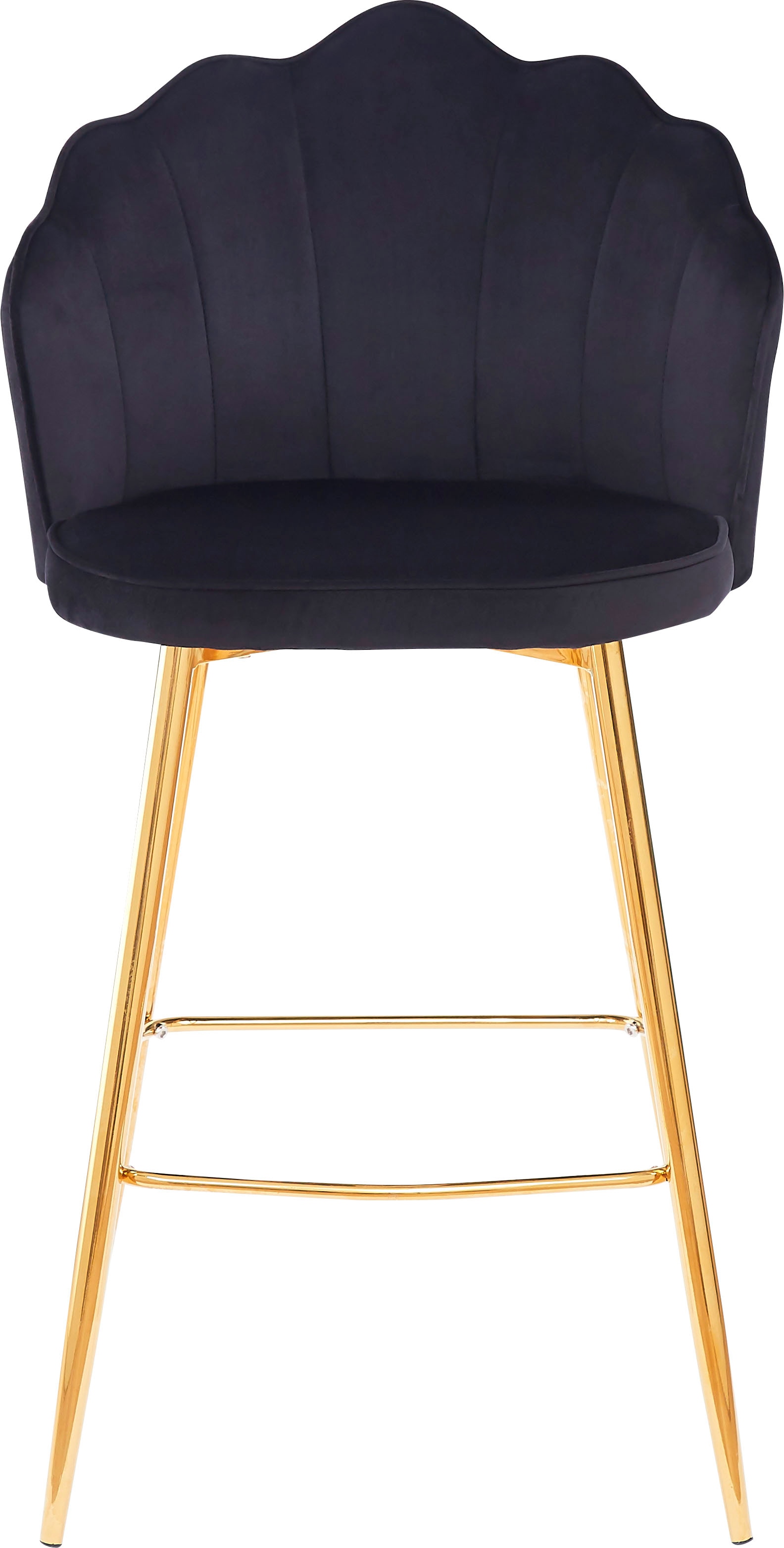 SalesFever Barhocker »Clam«, (Set, 2er Set), extravagantes Muscheldesign