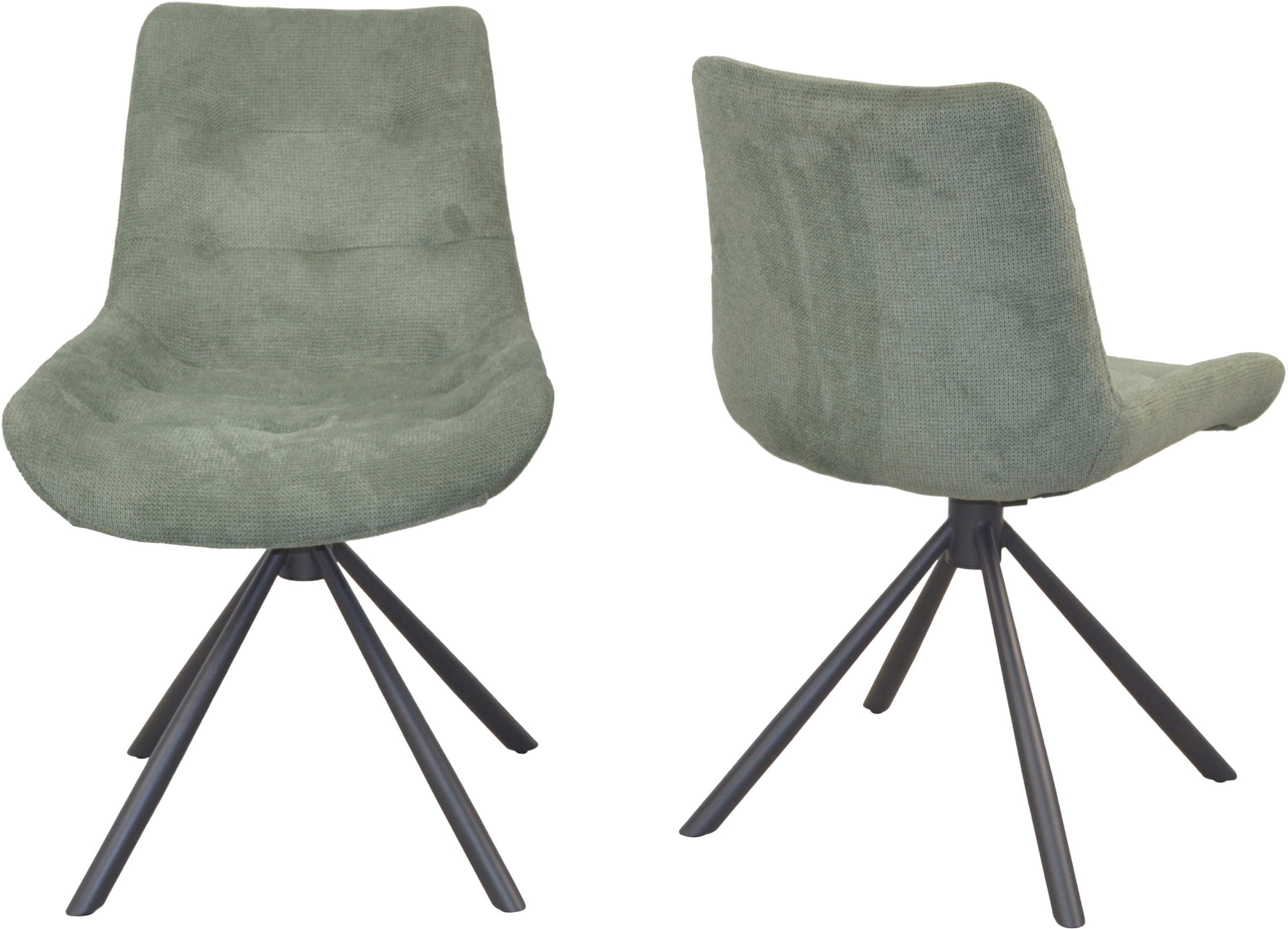 HOFMANN LIVING AND MORE Polsterstuhl, (Set), 2 St., Cord-Polyester