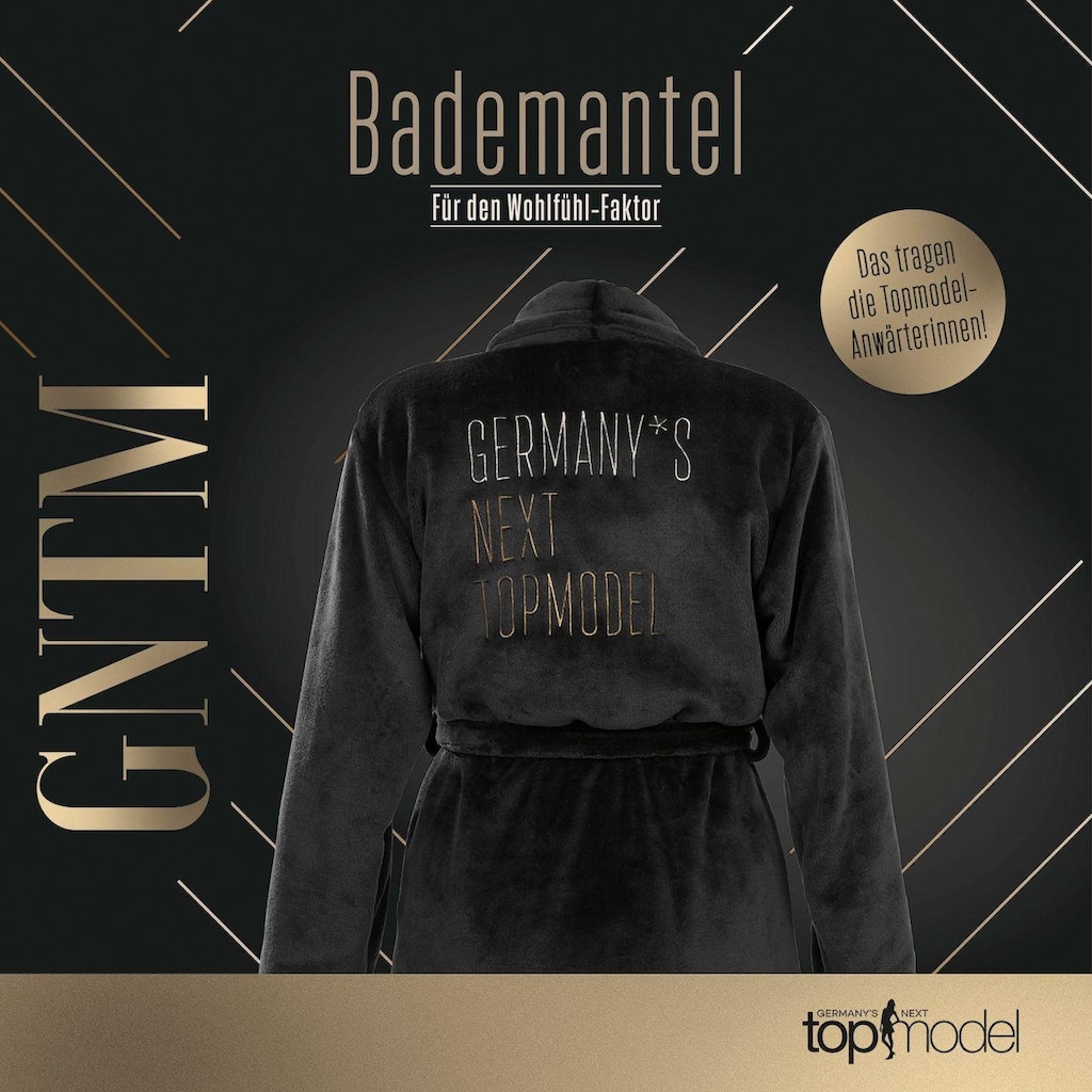Germany's Next Topmodel Damenbademantel »GNTM«, (1 St.), mit Germany's Next Topmodel Stickerei