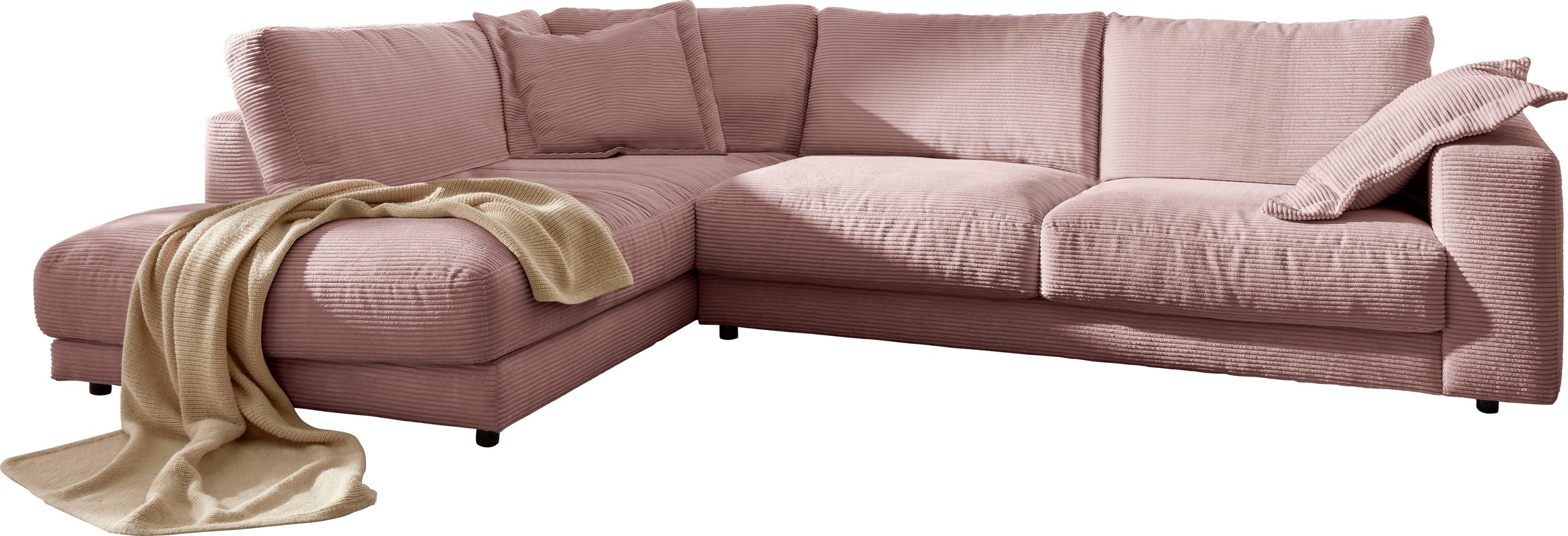 Home affaire Ecksofa »Enisa XXL B/T/H: 325/224/85 cm L-Form« Kuschelig, gem günstig online kaufen