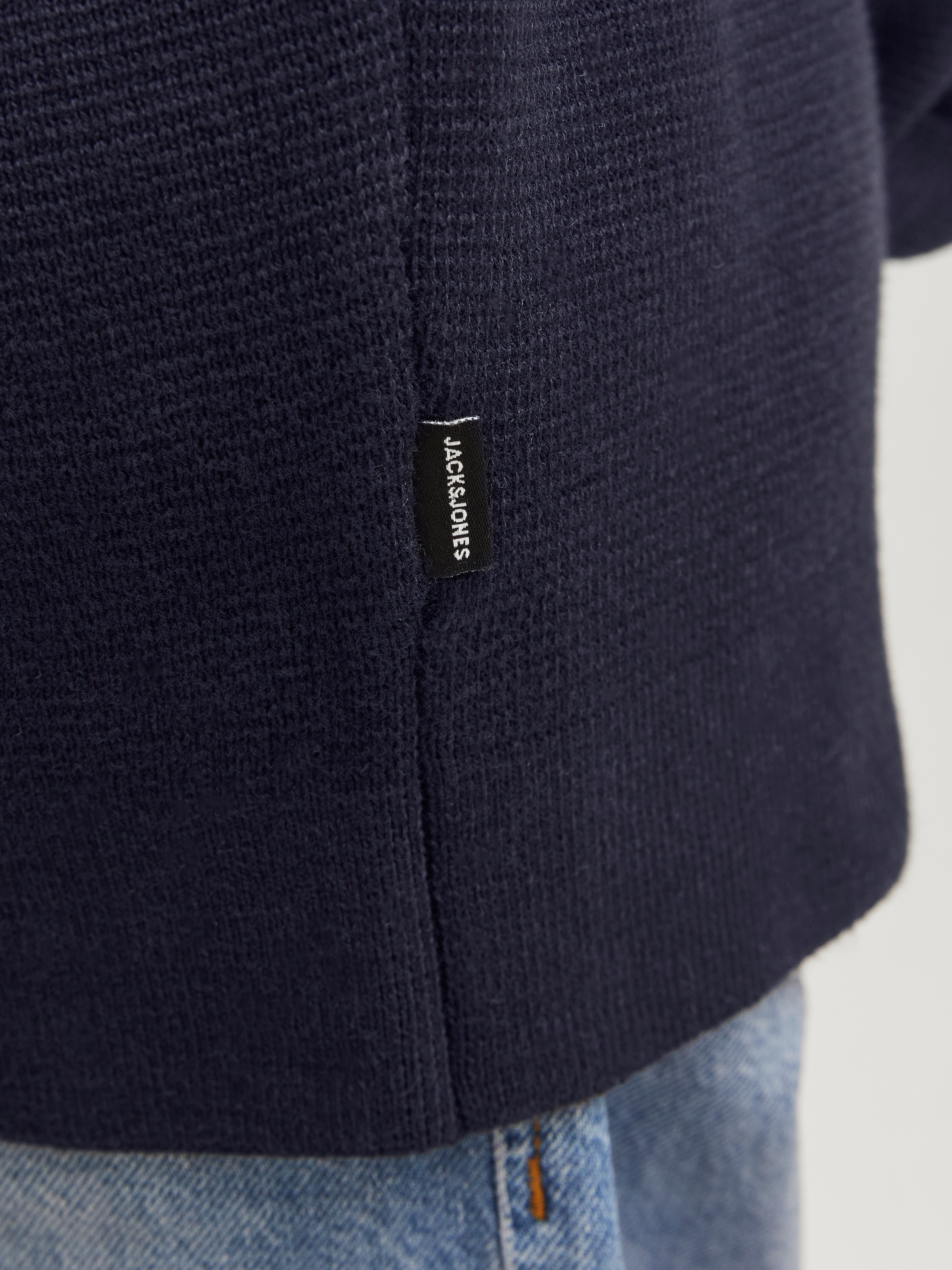 Jack & Jones Junior Troyer »JPRBLAMILANO STITCH KNIT HALF ZIP  JNR« Baumwolle, relaxed fit