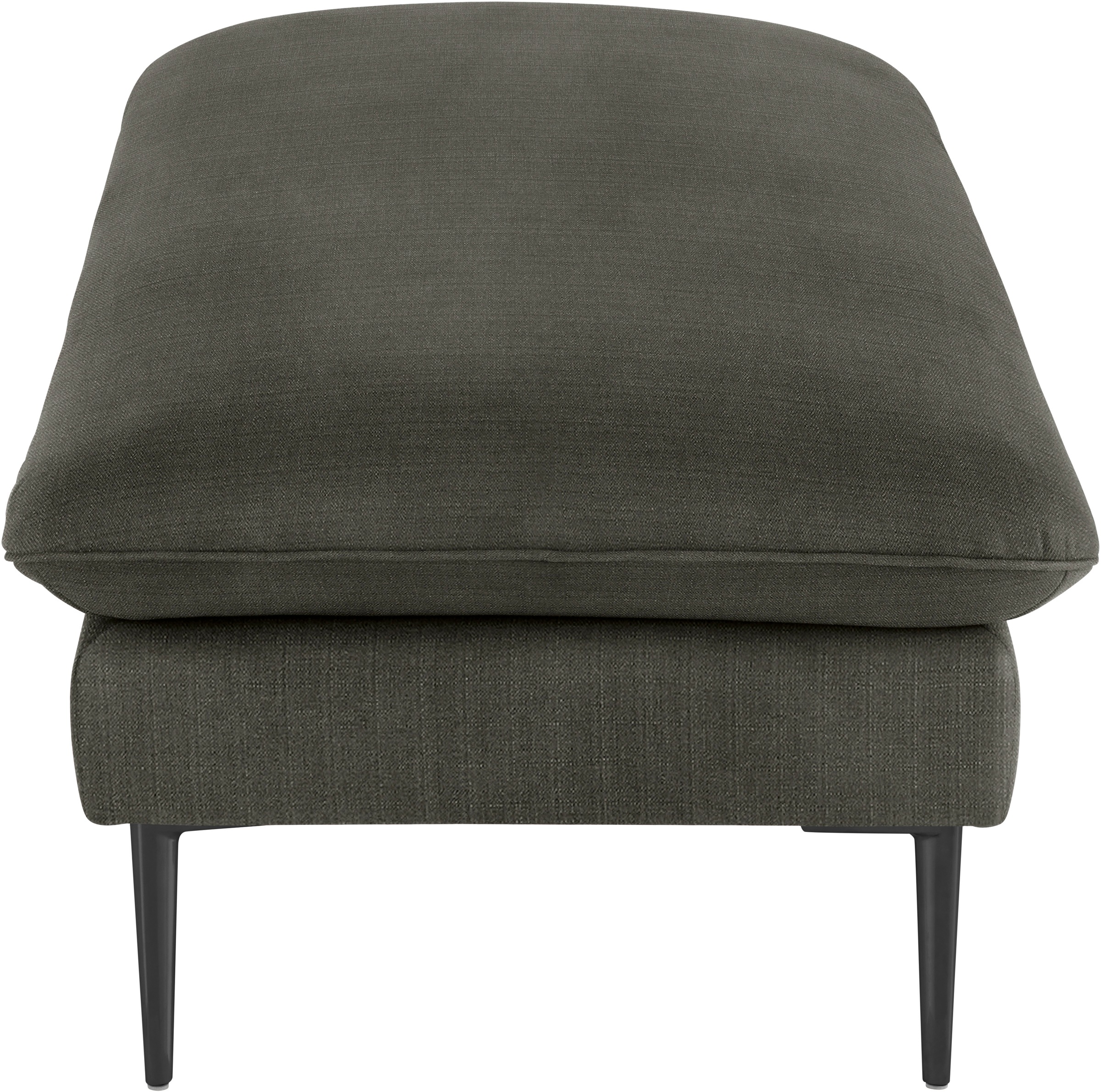 W.SCHILLIG Hocker »enjoy&MORE«, Füße schwarz pulverbeschichtet, Breite 151 cm