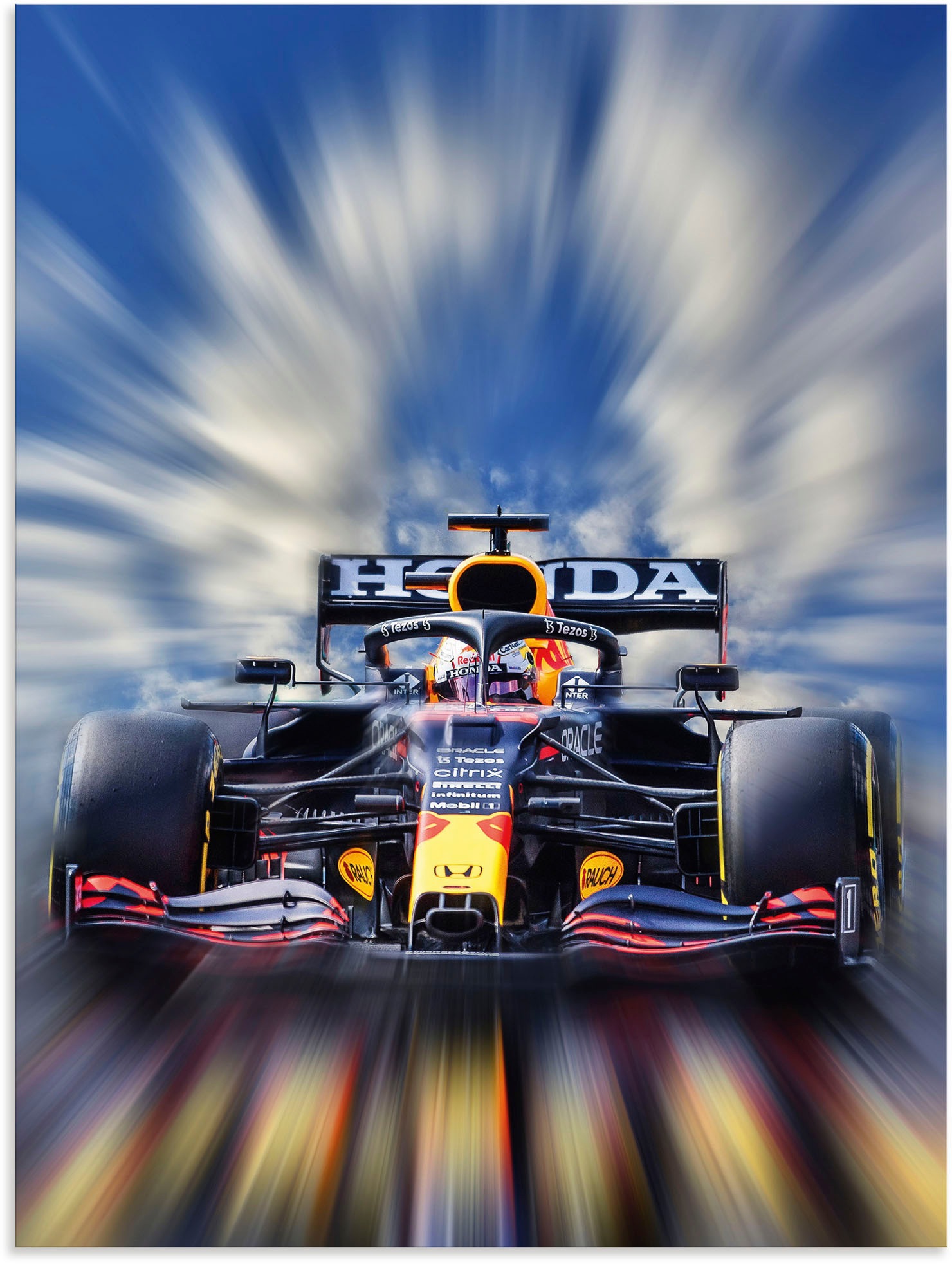Artland Wandbild »Max Verstappen - Weltmeister der Formel1« Auto 1 Stk. tlg günstig online kaufen