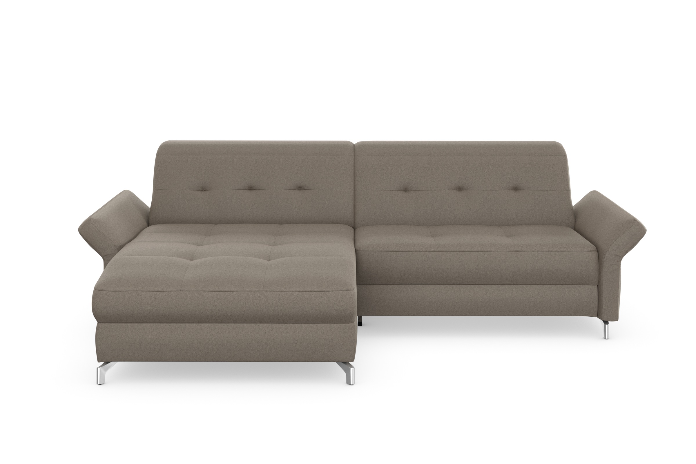 Home affaire Ecksofa »Maredo L-Form« Federkern, wahlweise auch mit Kopfteil günstig online kaufen