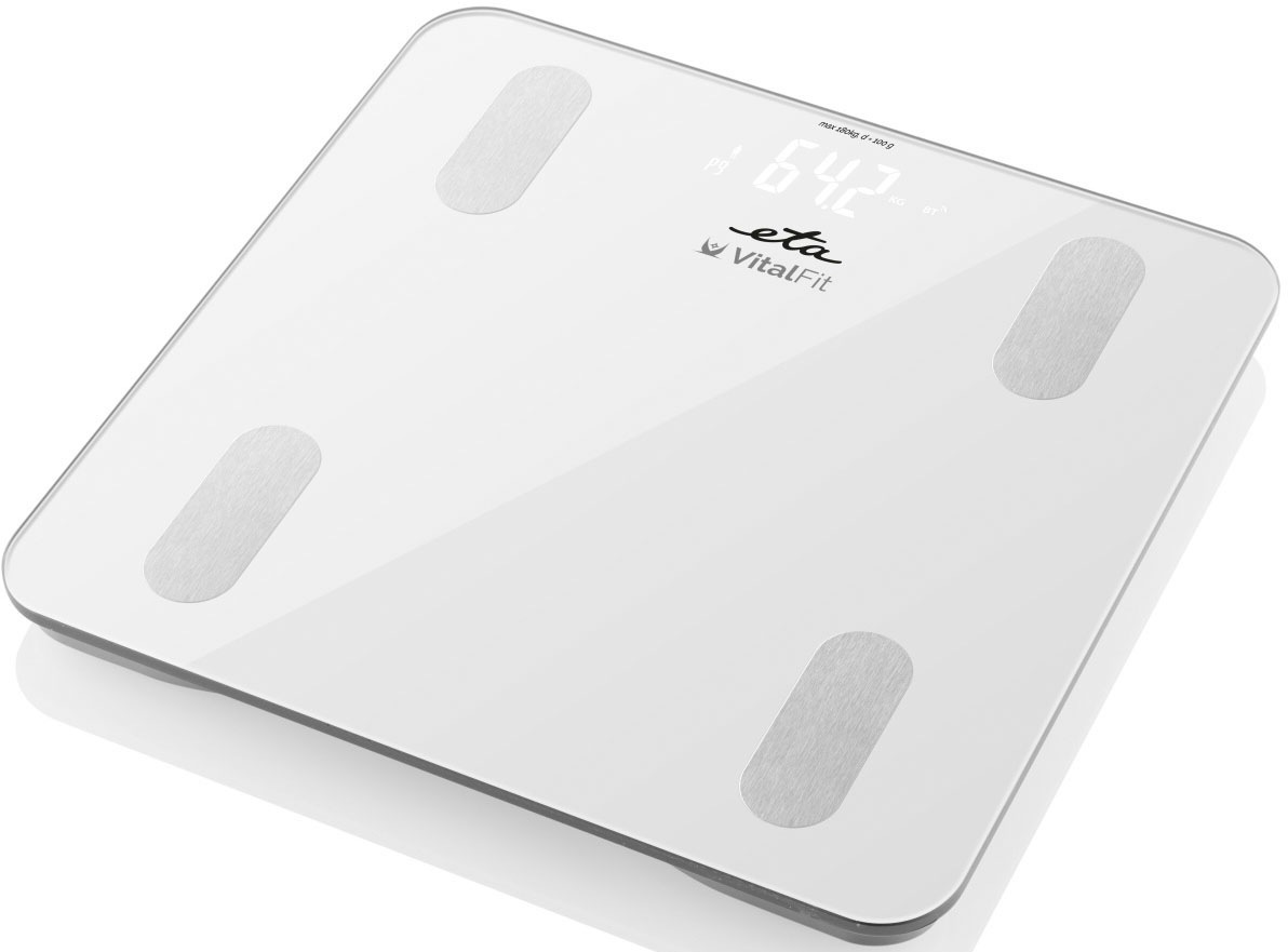 eta Körper-Analyse-Waage »Vital Fit«, per App Auswertung
von 18 Körpermerkmalen