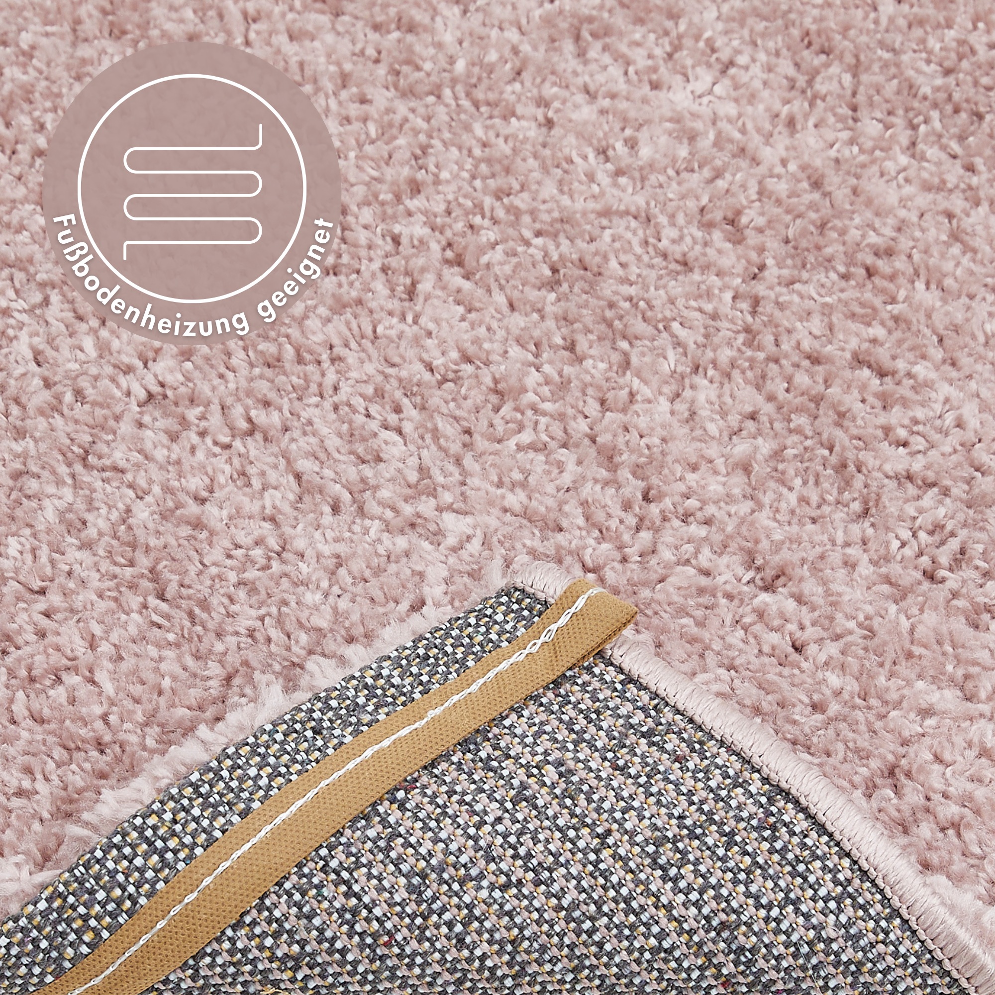 Andiamo Hochflor-Teppich »Chicago«, rechteckig, 40 mm Höhe, Uni Farben, weich & kuschelig, ideal im Wohnzimmer & Schlafzimmer
