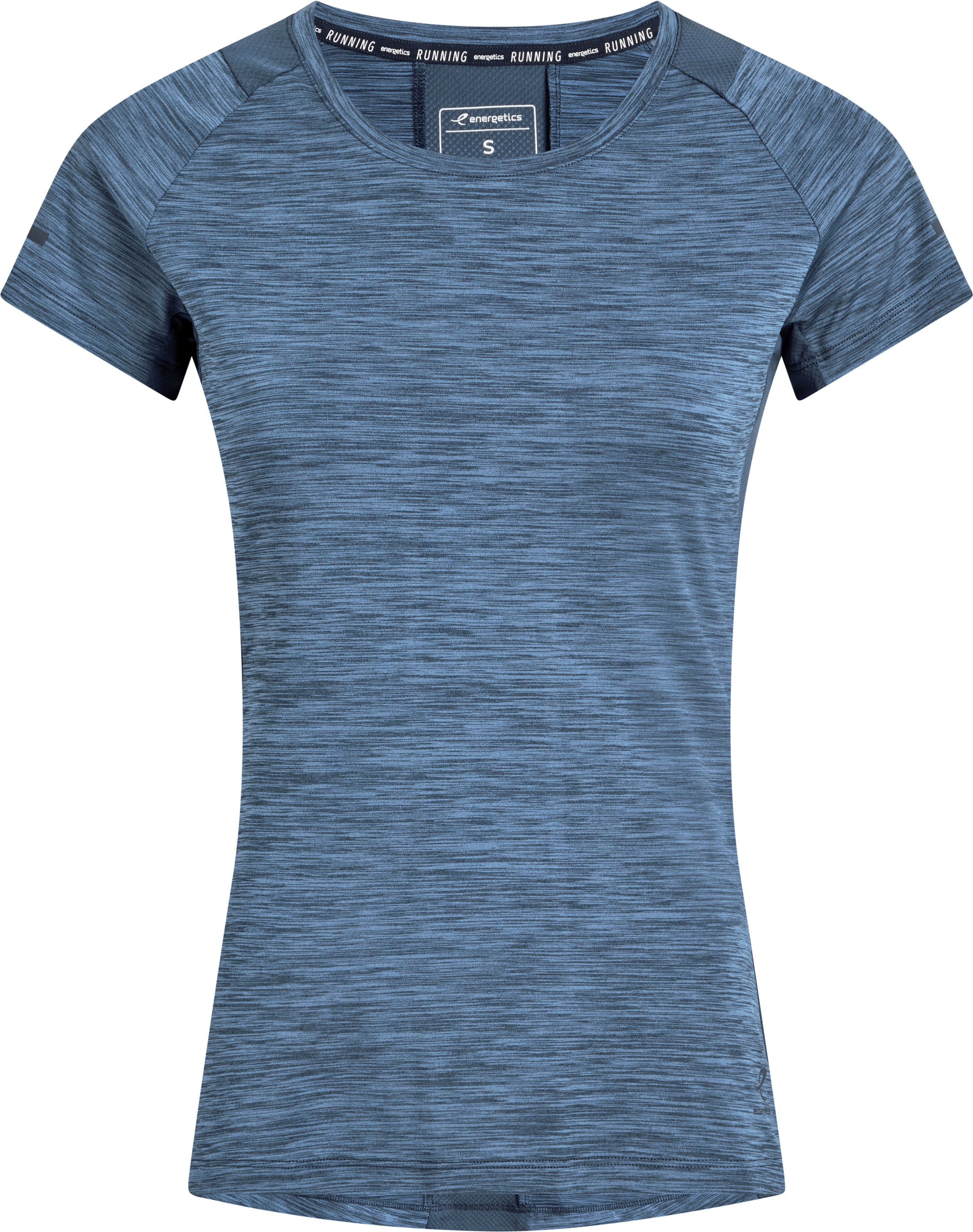 Energetics Laufshirt »DA.-T-SHIRT EVII SHORT SLEEVE W« mit reflektierenden Druckelementen, aus Polyester und Elasthan