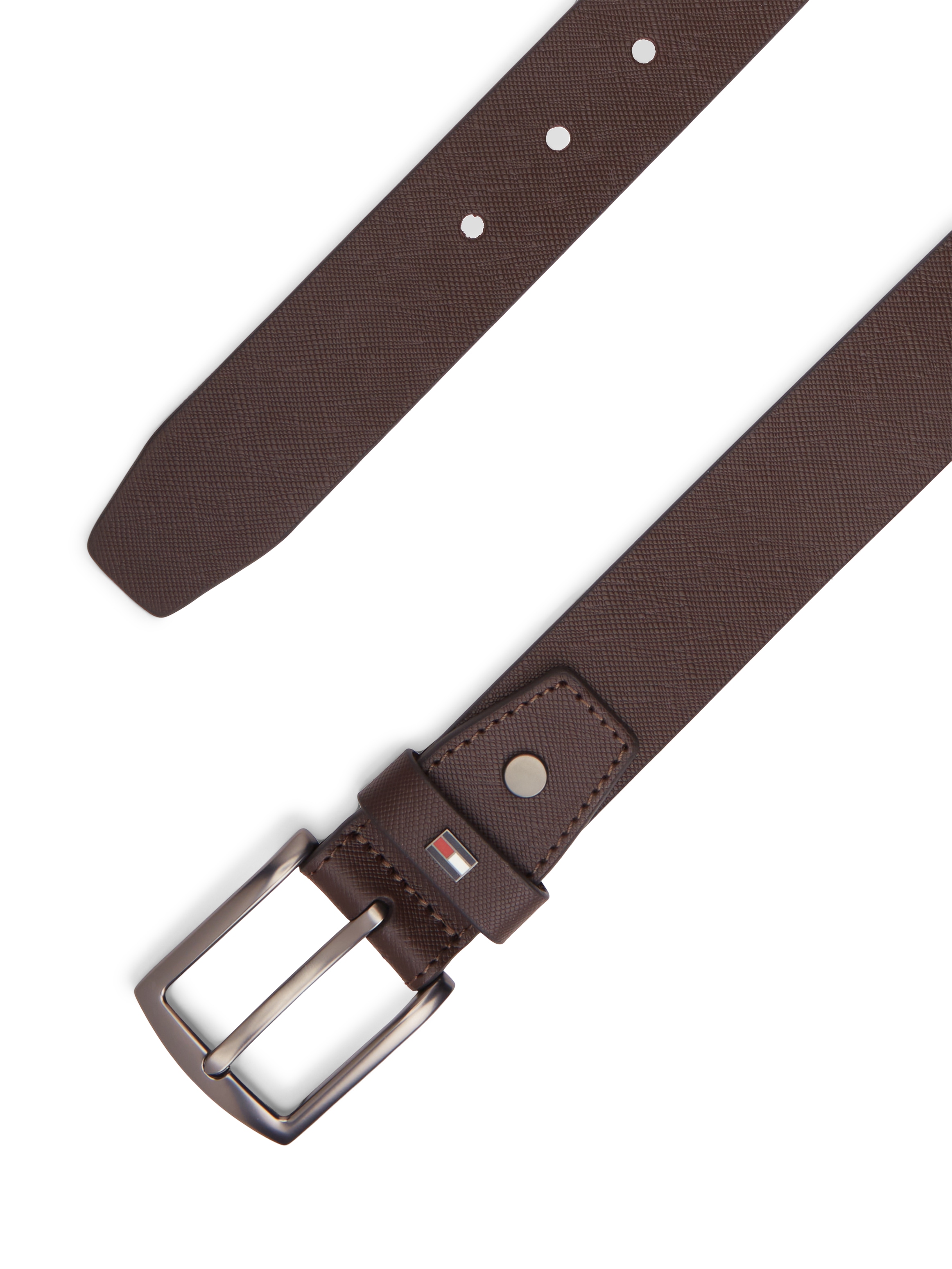 Tommy Hilfiger Ledergürtel »DENTON 3.5 cm breit« Größenverstellbar