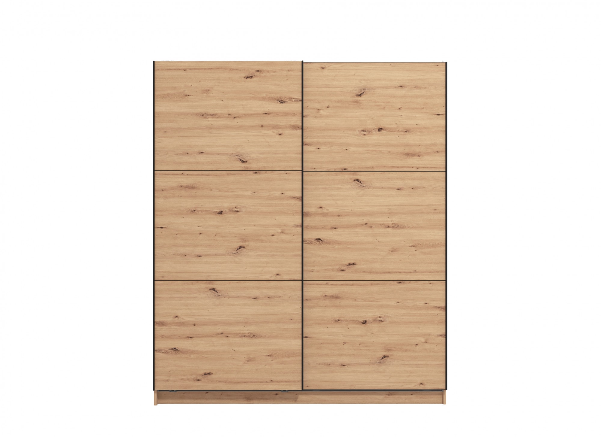 INOSIGN Schwebetürenschrank »Sierra klassischer Kleiderschrank Wäscheschrank 179 oder 217cm breit«, mit kompletter Inneneinteilung, FSC®-zertifizierter Holzwerkstoff