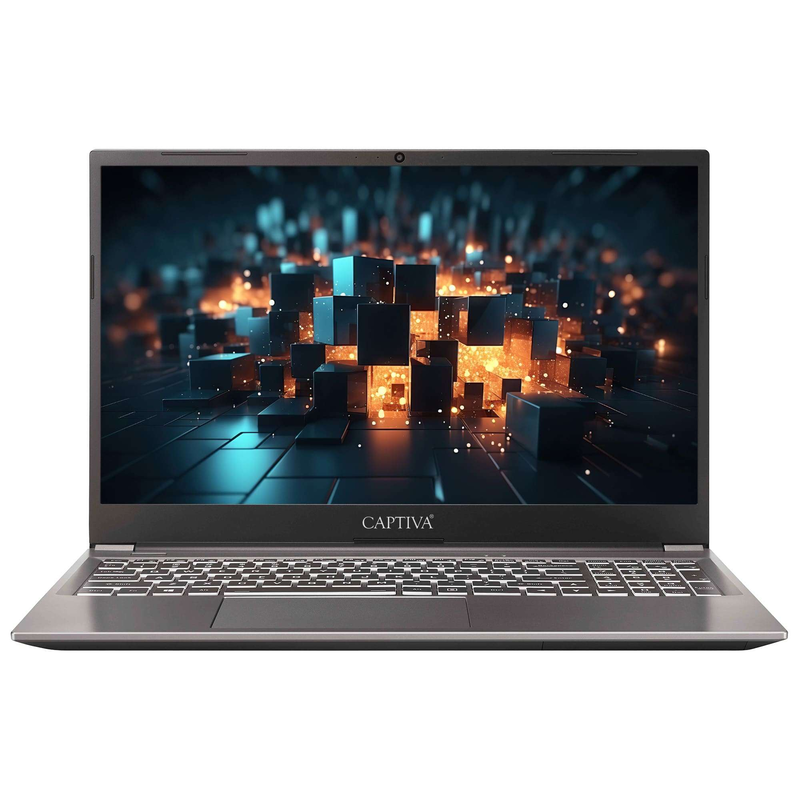 CAPTIVA Business-Notebook »Power Starter I77-254« Intel Core i7 2.000 GB SSD silberfarben Intel Iris Xe Graphics - Hochwertige Grafik für flüssige...