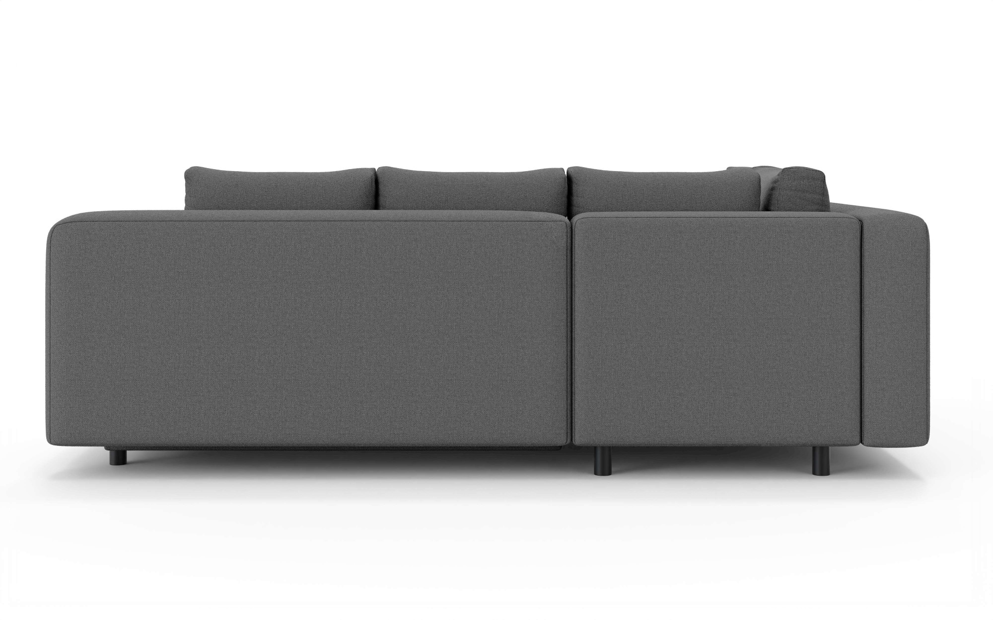 Home affaire Ecksofa »LENNARA Schlafsofa mit Bettkasten, Maße B/T/H: 234/179/85 cm«, L-Form mit Ottomane rechts/links, mit Wellenunterfederung