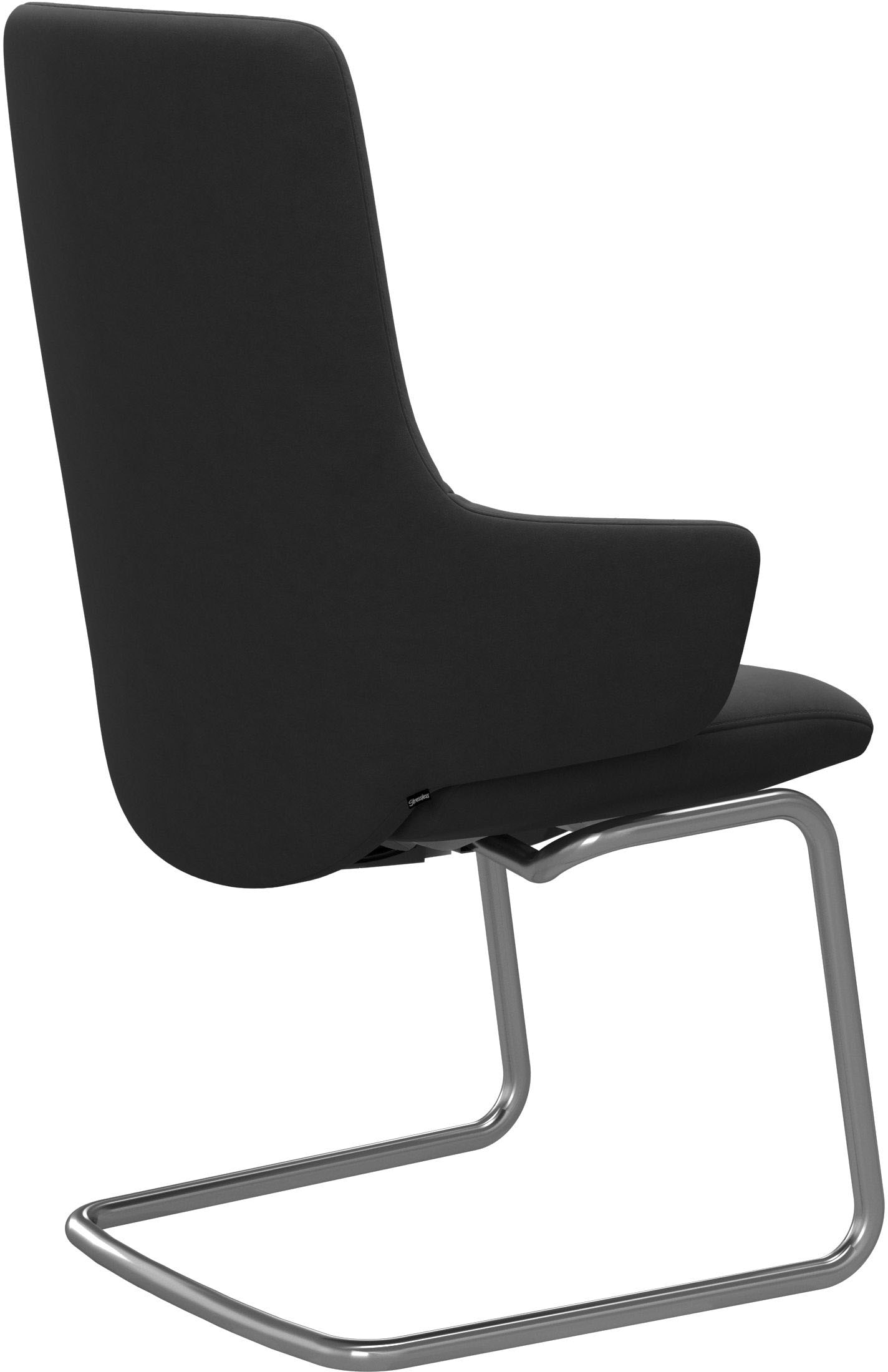 Stressless® Polsterstuhl »Laurel«, Microfaser DINAMICA, High Back mit Armlehne, Größe L, mit Beinen aus Stahl in Chrom
