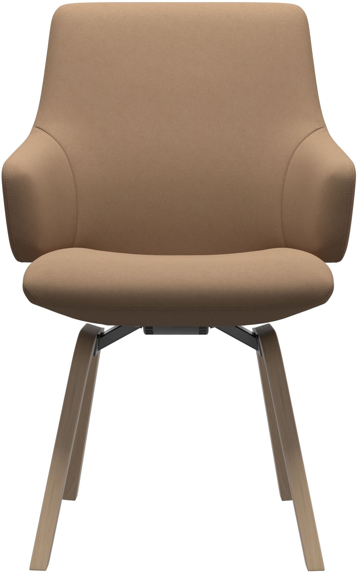 Stressless® Polsterstuhl »Laurel« () Low Back mit Armlehne, Größe L, mit schräggestellten Beinen in Eiche