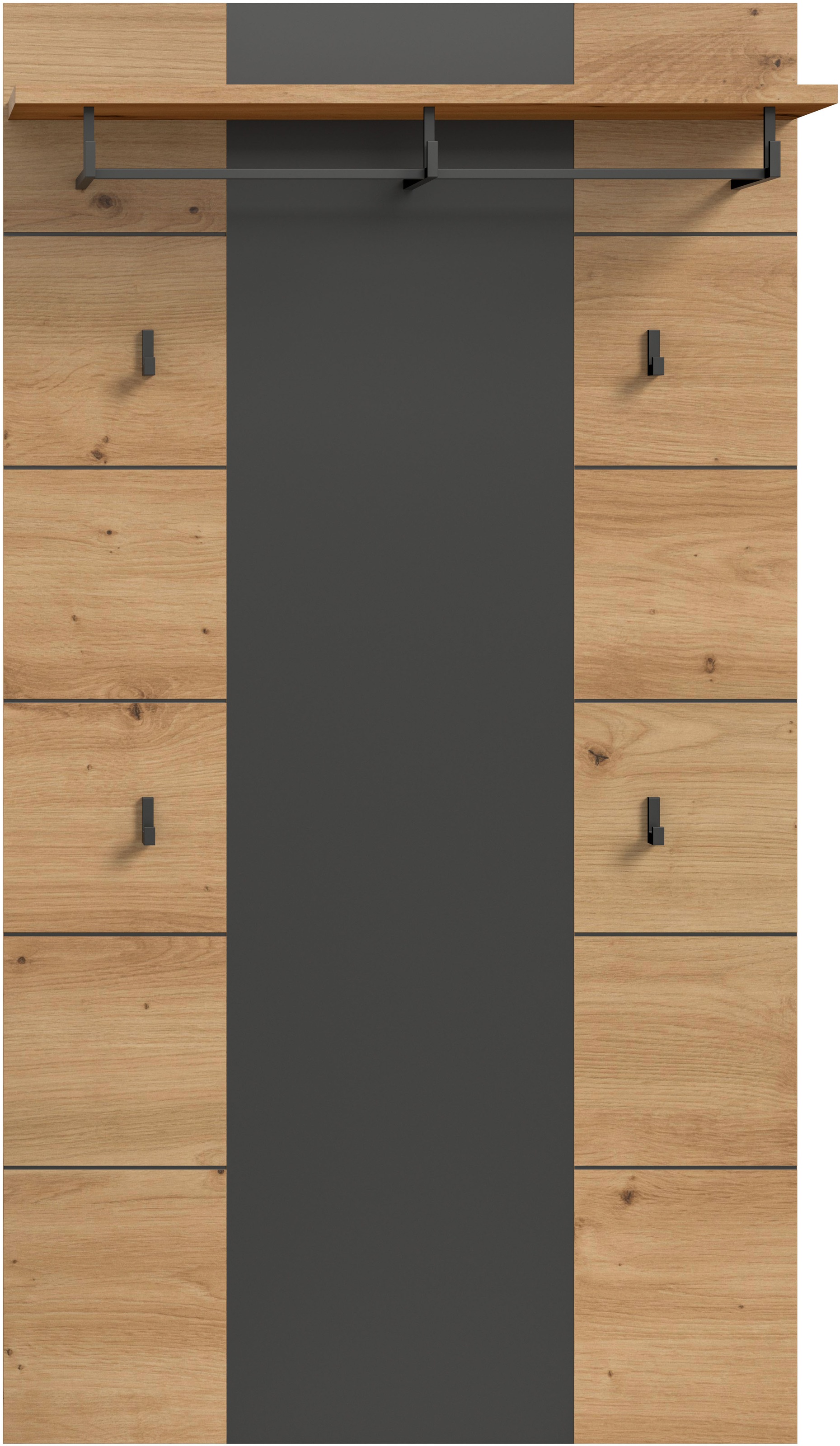 INOSIGN Garderobenpaneel »REHAT, TOPSELLER!, Höhe 145 cm, Hutablage, 4 Hake günstig online kaufen