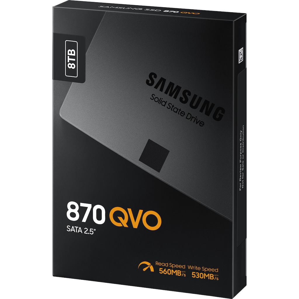 Samsung interne SSD »870 QVO«, 2,5 Zoll, Anschluss SATA III