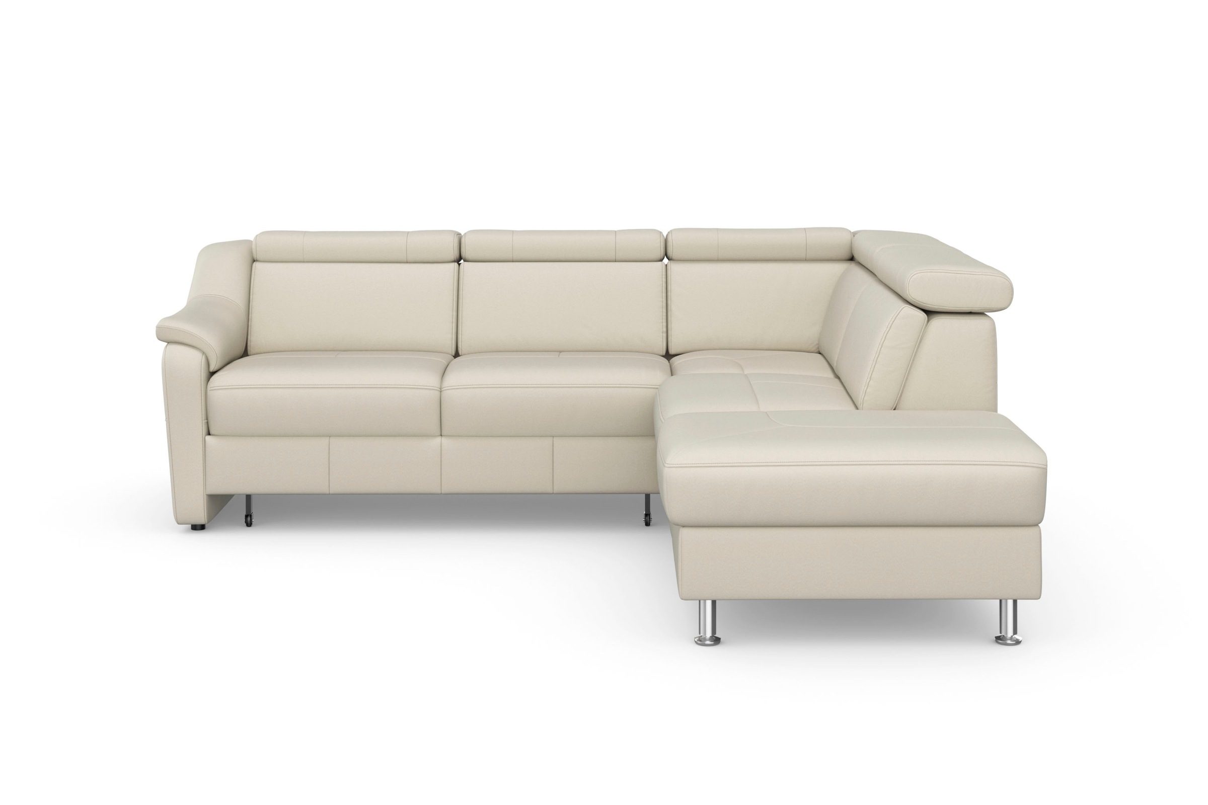 sit&more Ecksofa »Freetown L-Form«, inklusive Kopfteilverstellung und komfortablem Federkern