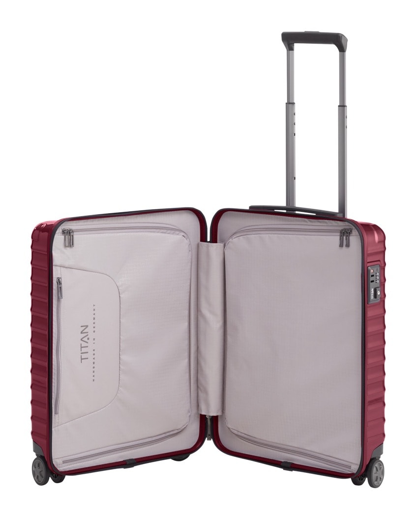 TITAN® Hartschalen-Trolley »LITRON, verschiedene Größen und Farben«, 4 Rollen, Hartschalen-Koffer Made in Germany mit 10 Jahren Herstellergarantie