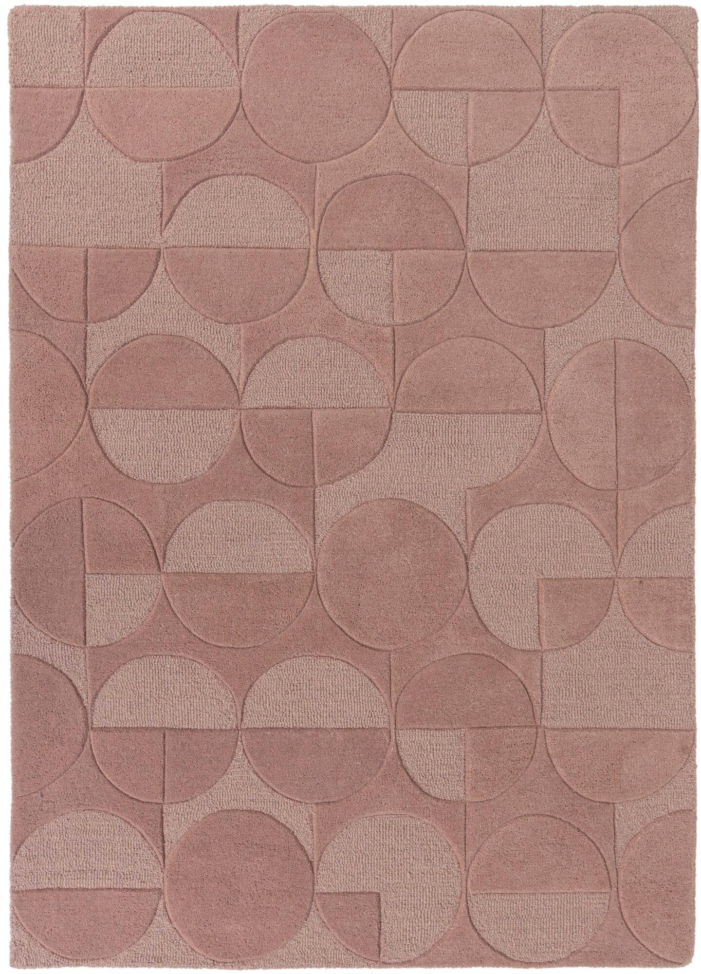 FLAIR RUGS Wollteppich »Gigi«, 8 mm Höhe, aus 100% Wolle, geometrisches Des günstig online kaufen