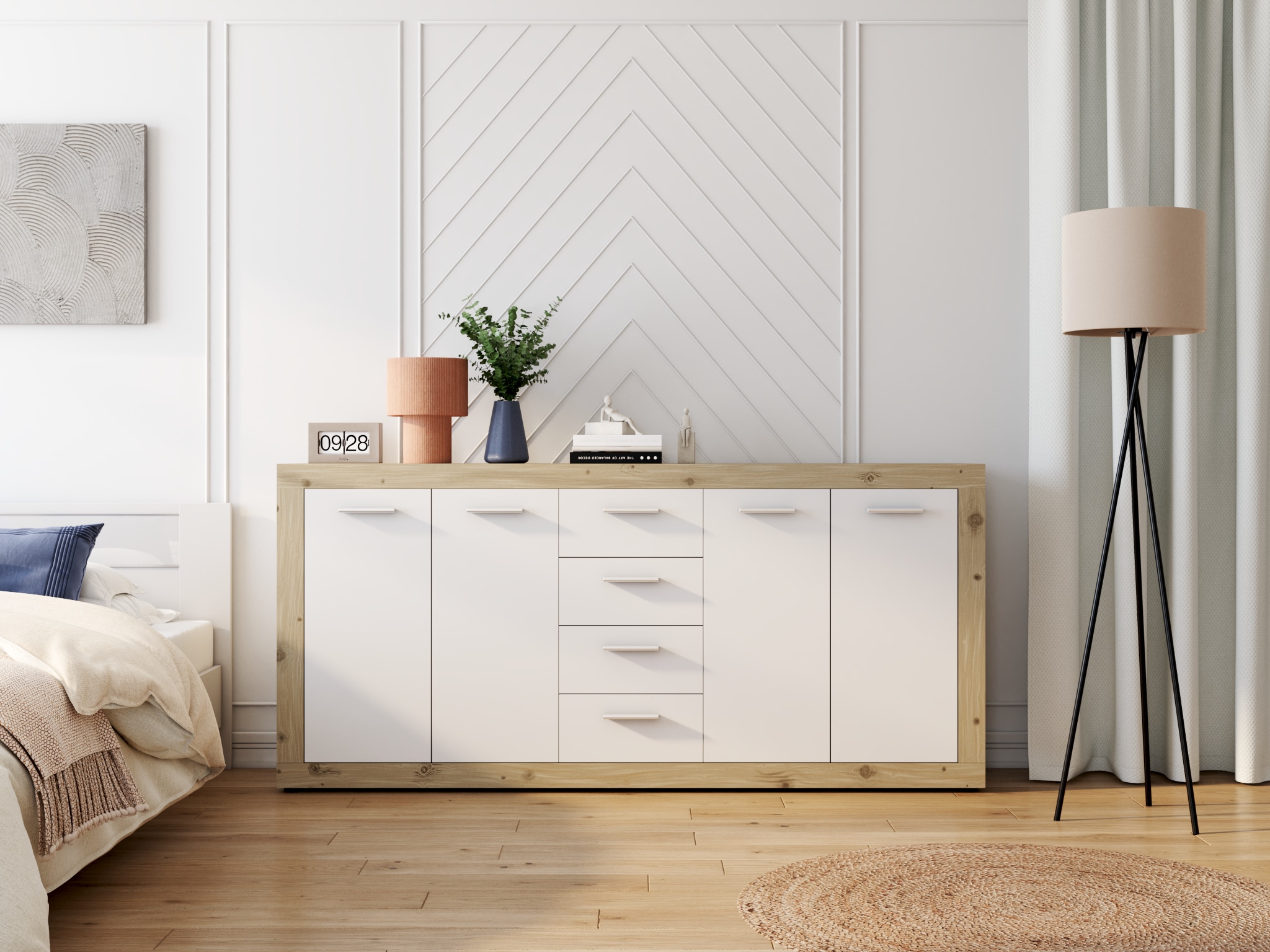 LeGer Home by Lena Gercke Leinwandbild »Sundowner« Abstrakt | Abstrakte | Kunst | Modern | Wüste | klassische Fantasie 1 Stk. tlg. Premium-Leinwandstoff, Handarbeit aus Deutschland