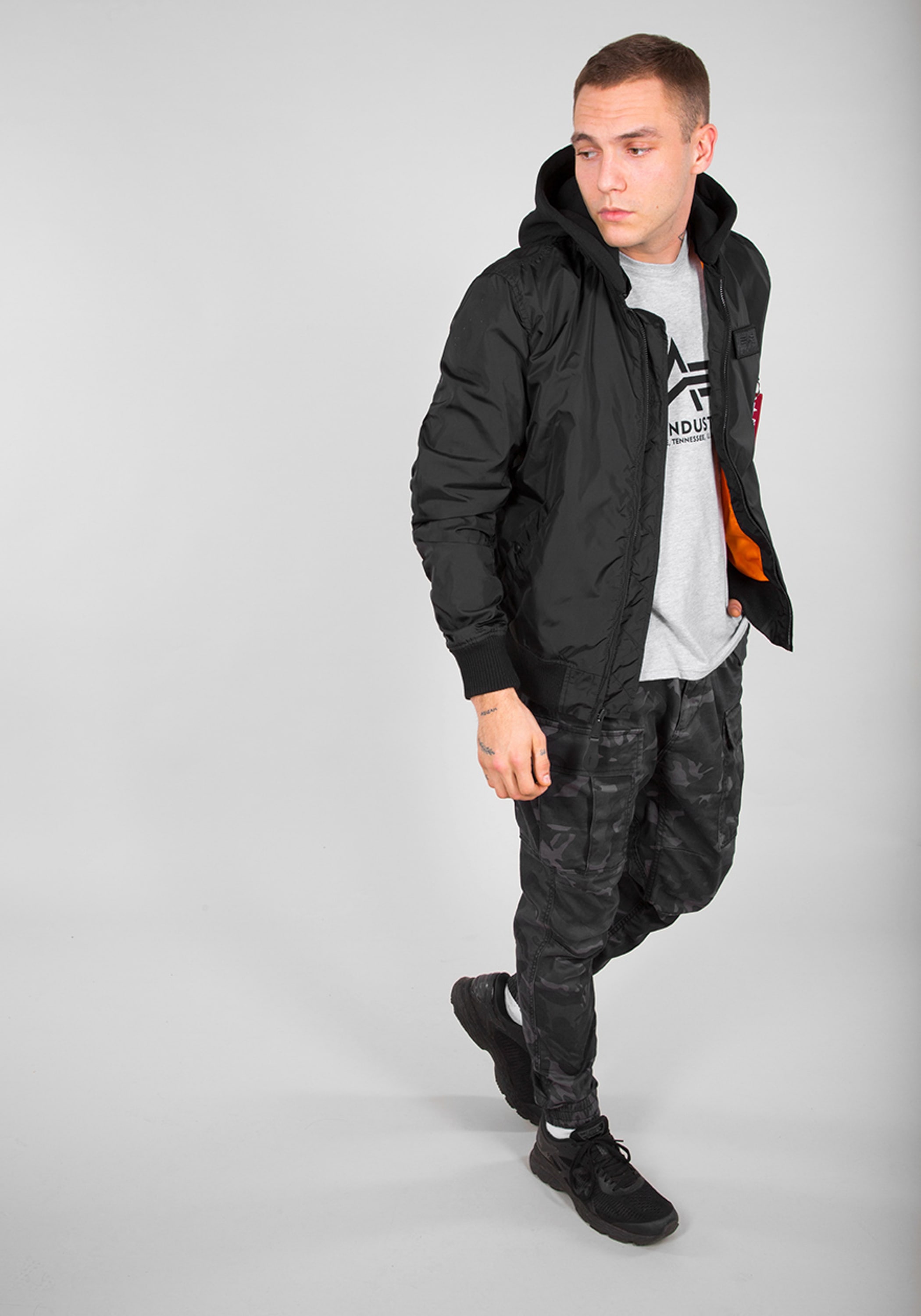 Alpha Industries Bomberjacke »MA-1 TT Hood Light«