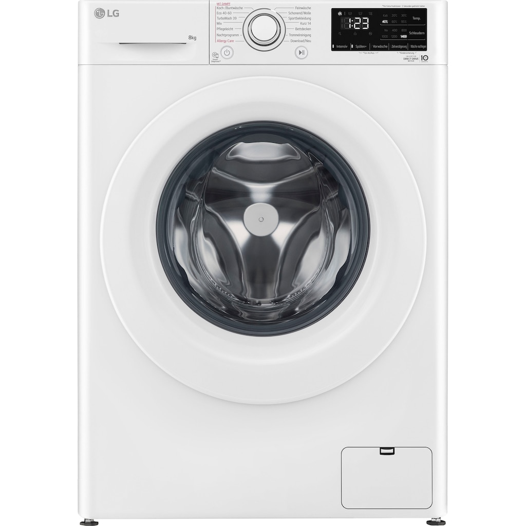 LG Waschmaschine »F4WV3183«, 3, F4WV3183, 8 kg, 1400 U/min