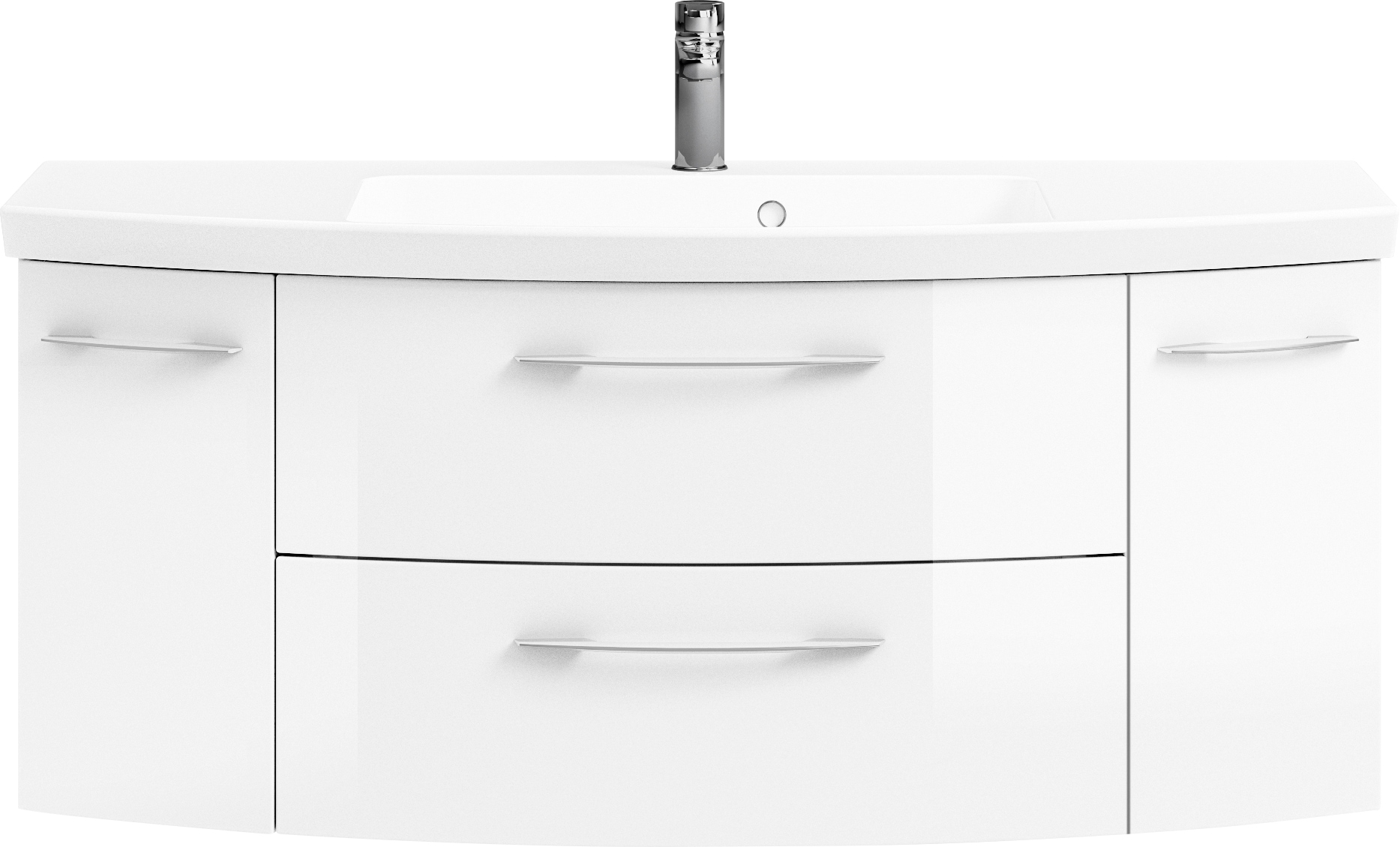 Saphir Badmöbel-Set »Cassca Sprint Waschtisch-Set Mineralmarmor-Waschtisch günstig online kaufen