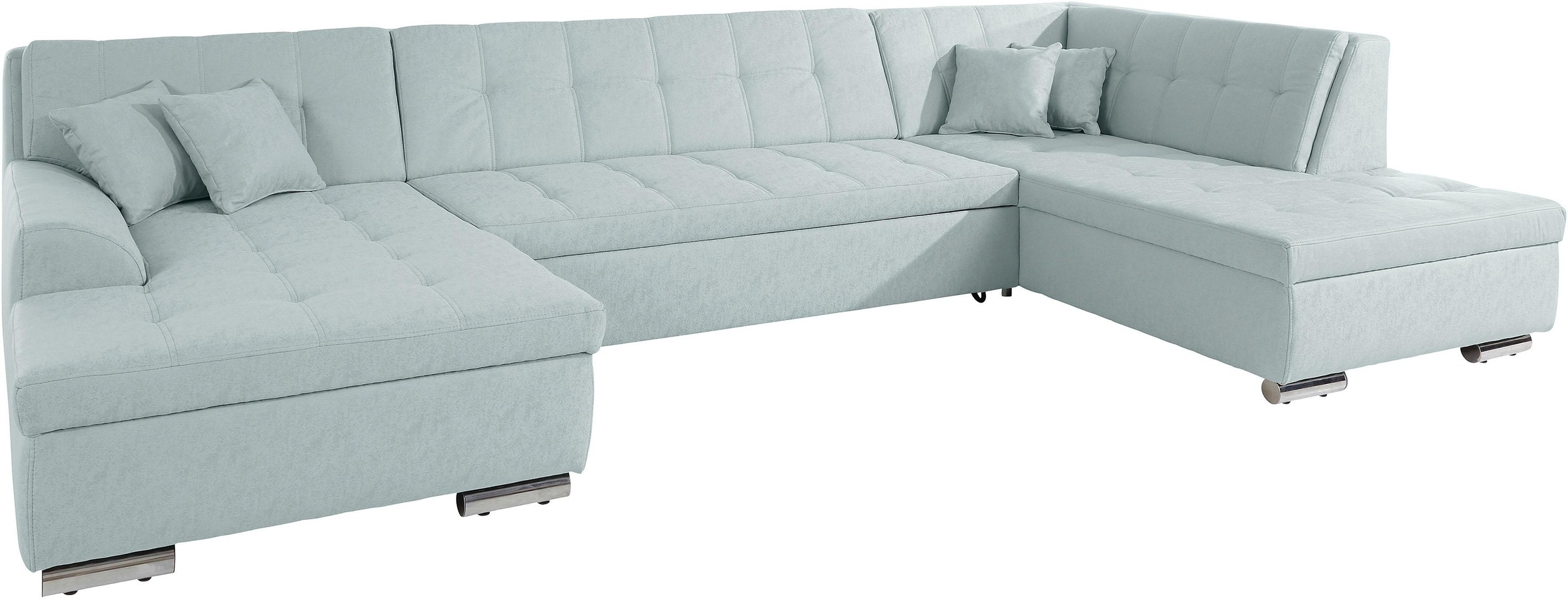 DOMO collection Wohnlandschaft »Aversa U-Form«, wahlweise mit Bettfunktion, frei im Raum stellbar