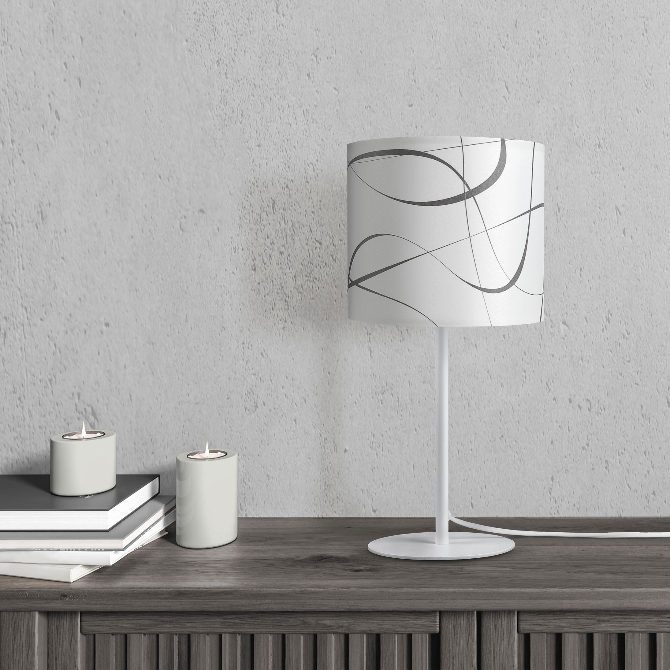 Paco Home Tischleuchte »Luca Tribal«, Leuchtmittel E14   ohne Leuchtmittel, günstig online kaufen