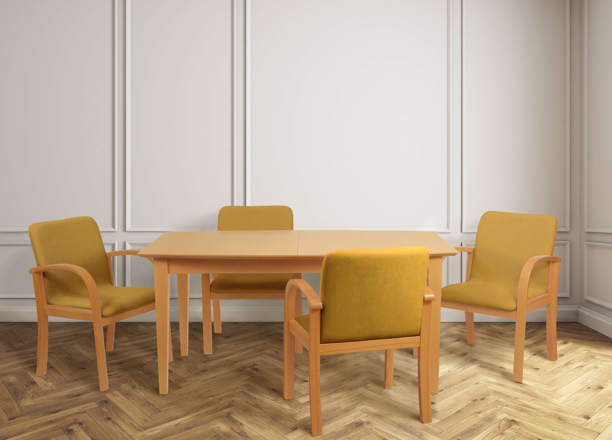 Home affaire Esszimmersessel »LINA707«, (1 St.), Extra-confort, Fleckenabweisendes Gewebe, Massivholz