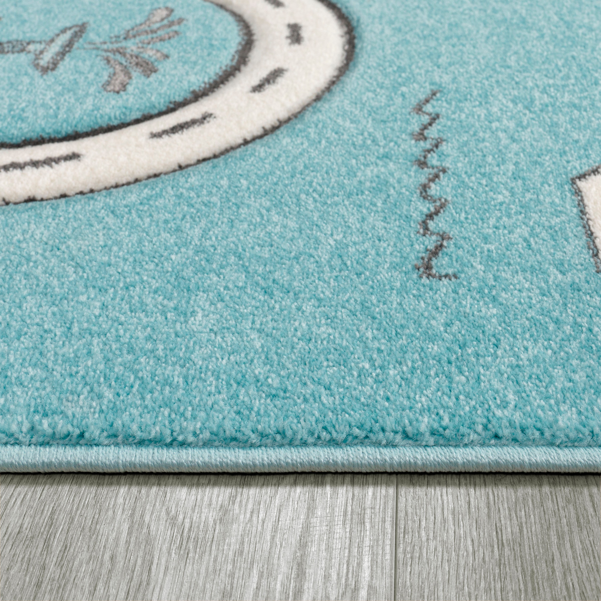 Paco Home Kinderteppich »Diamond 710«, rechteckig, 17 mm Höhe, Kurzflor, Straßen-Spiel-Teppich, Kinderzimmer