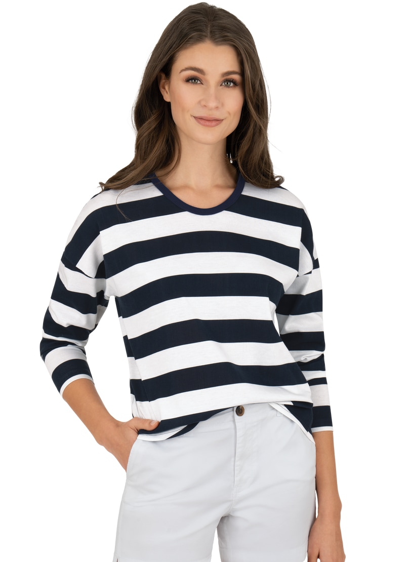 Trigema Longsleeve »TRIGEMA Heavy Oversized Longsleeve«, (1 tlg.)
