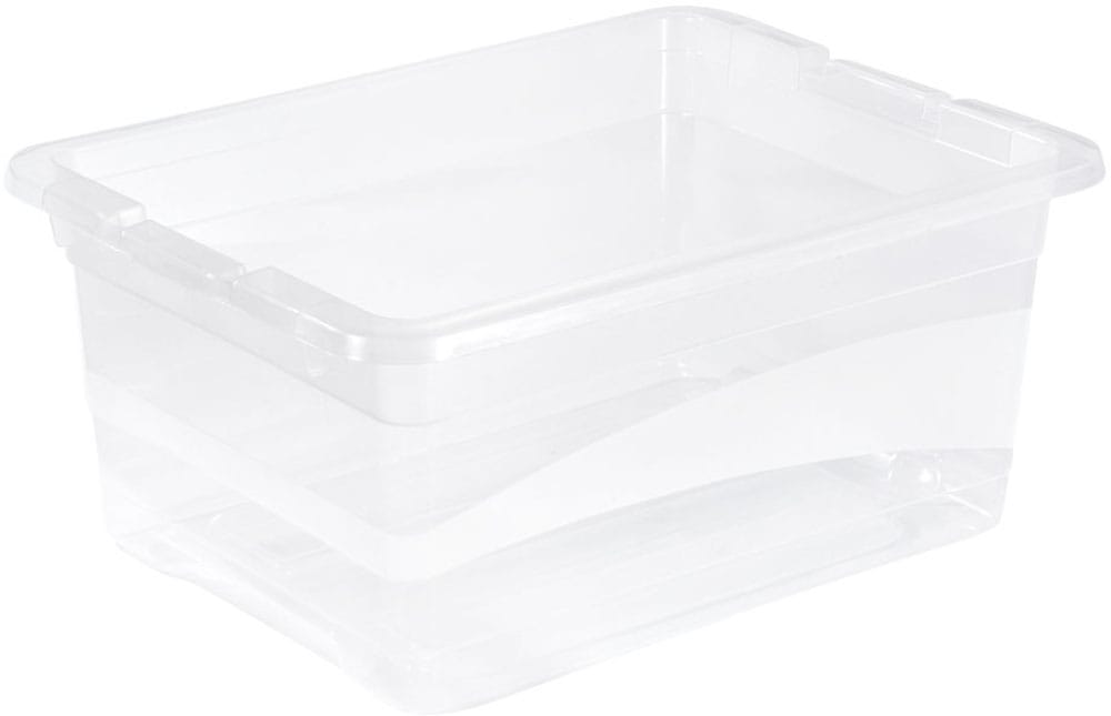 keeeper Aufbewahrungsbox »Cornelia, 6er Set, 12 L, 39,5 x 29,5 x 17,5 cm« durch Clips verschließbar, Griffe am Boden