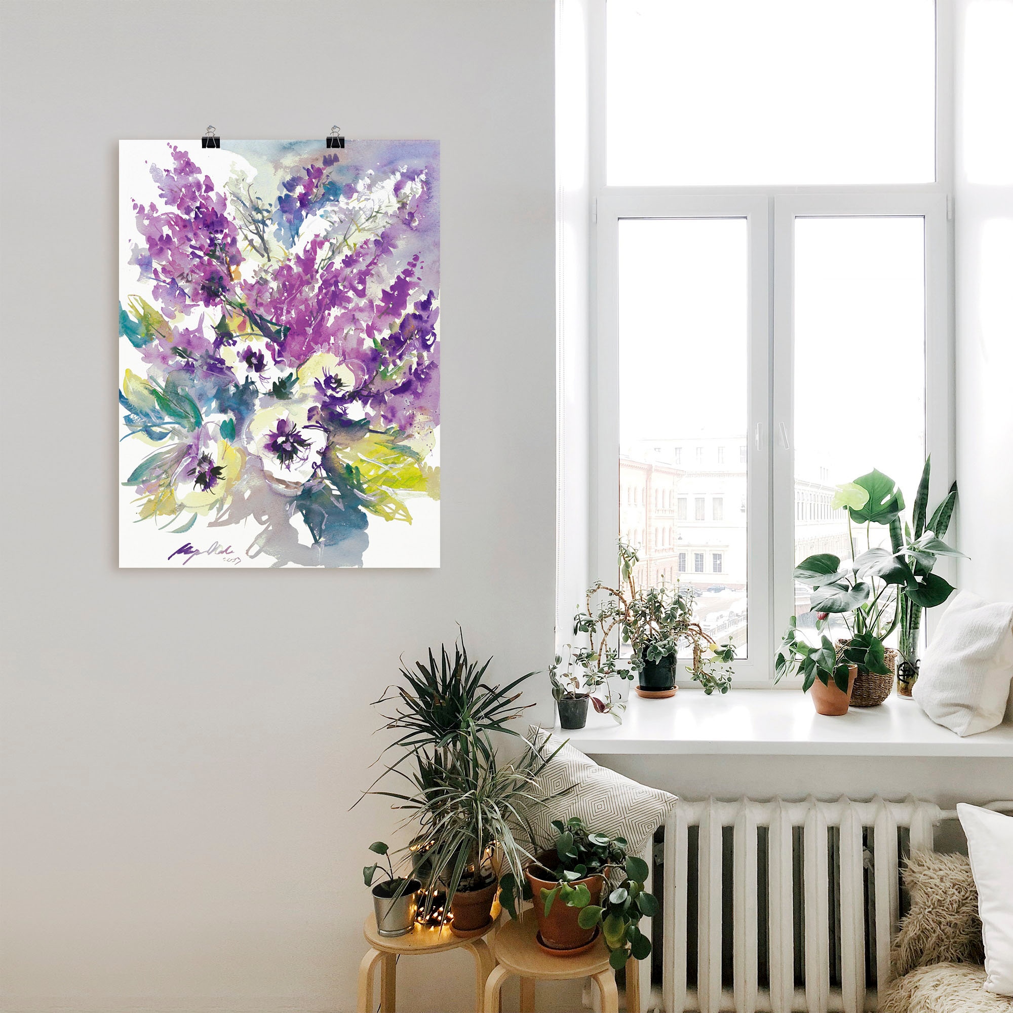 Artland Poster »Blumenstrauß III« Blumen 1 Stk. tlg. ohne Rahmen