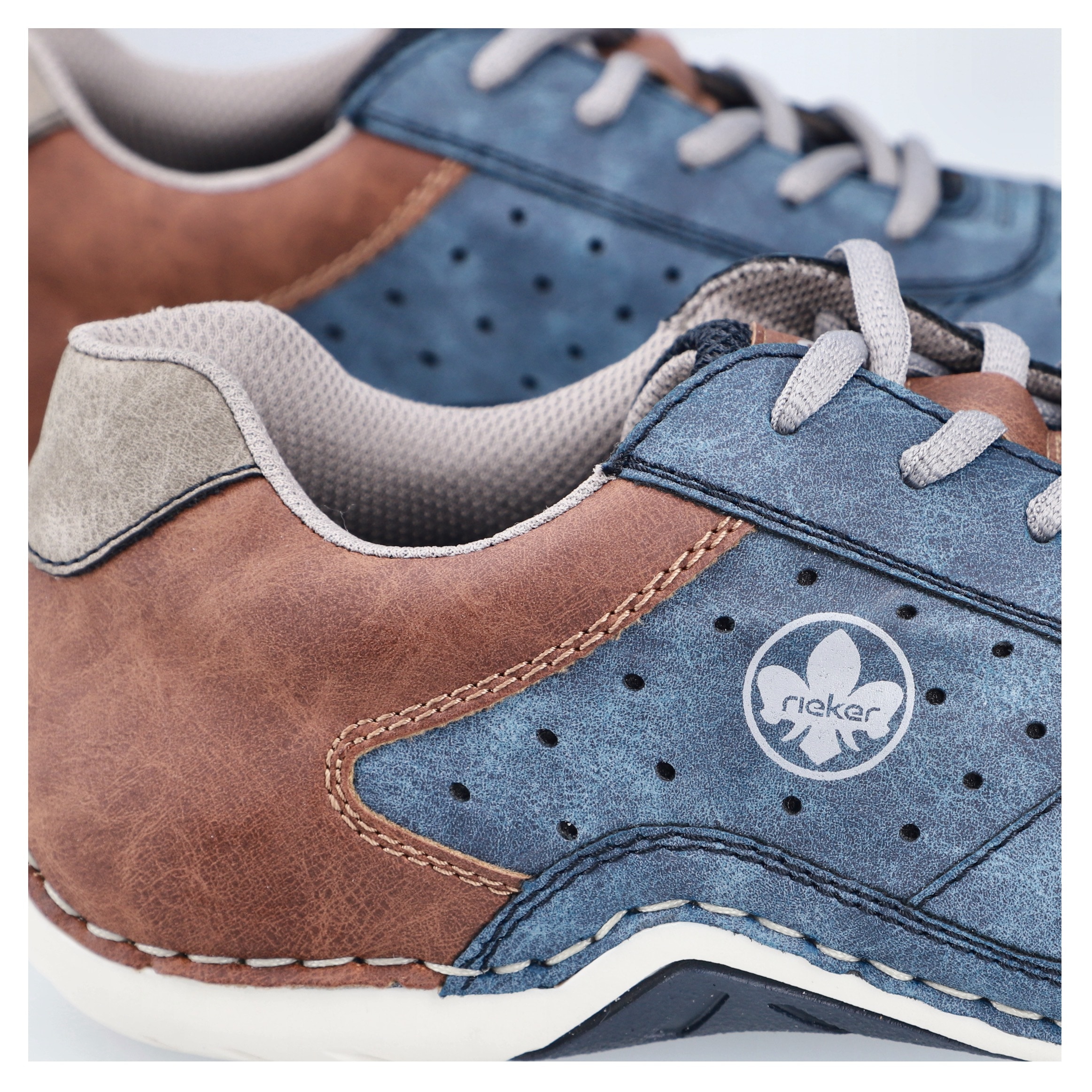 Rieker Sneaker  , Schnürschuh, Halbschuh, Freizeitschuh mit MemoSoft-Innensohle