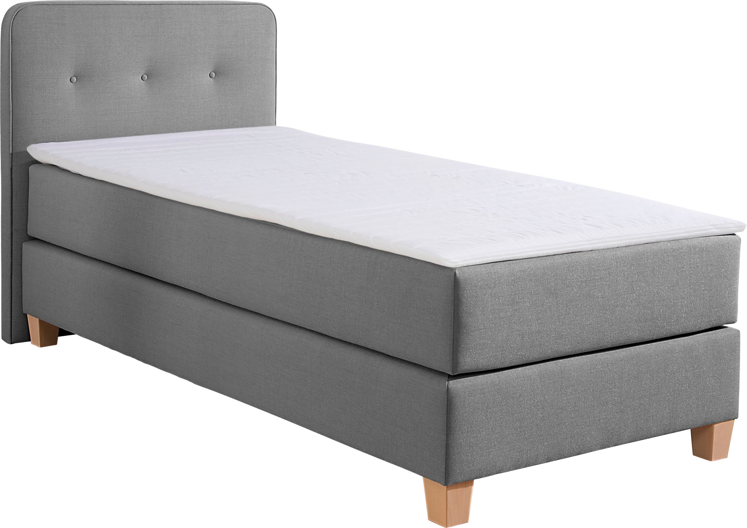 Home affaire Boxspringbett "Fargo" inkl. Topper, in 3 Matratzenarten, in Sa günstig online kaufen