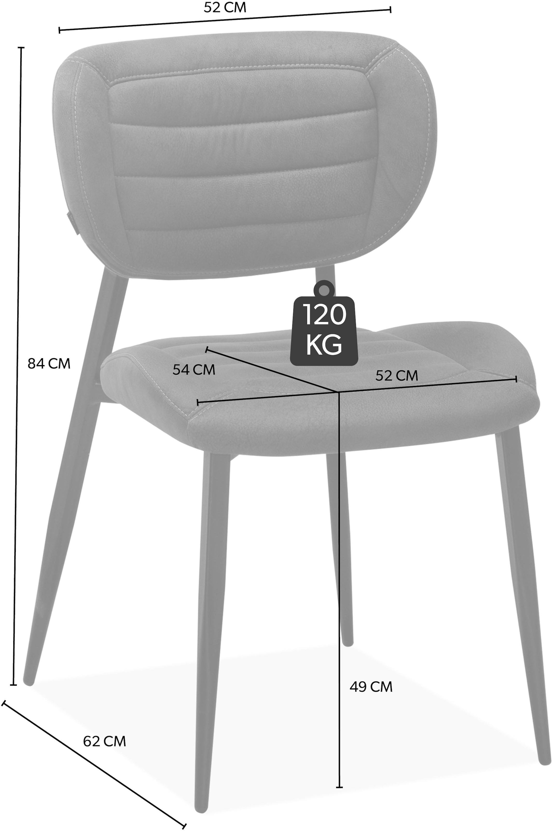 OMG Design Esszimmerstuhl »Rikki«, (Set), 1 St., Stoff, bequemer Polsterstuhl in modernen Farben