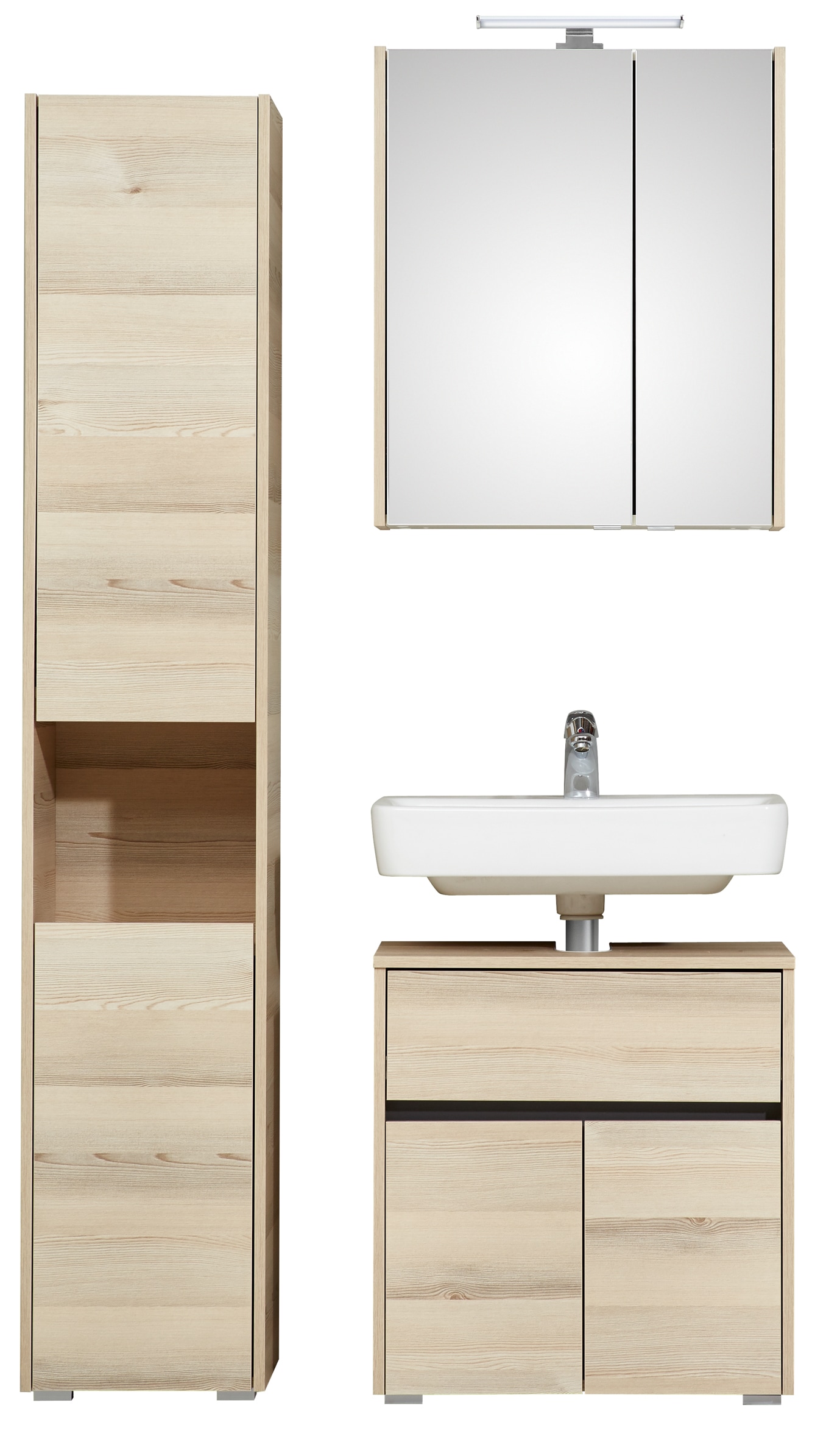 Saphir Badmöbel-Set »Quickset 393« Komplett-Set, 3 Stk. tlg. günstig online kaufen