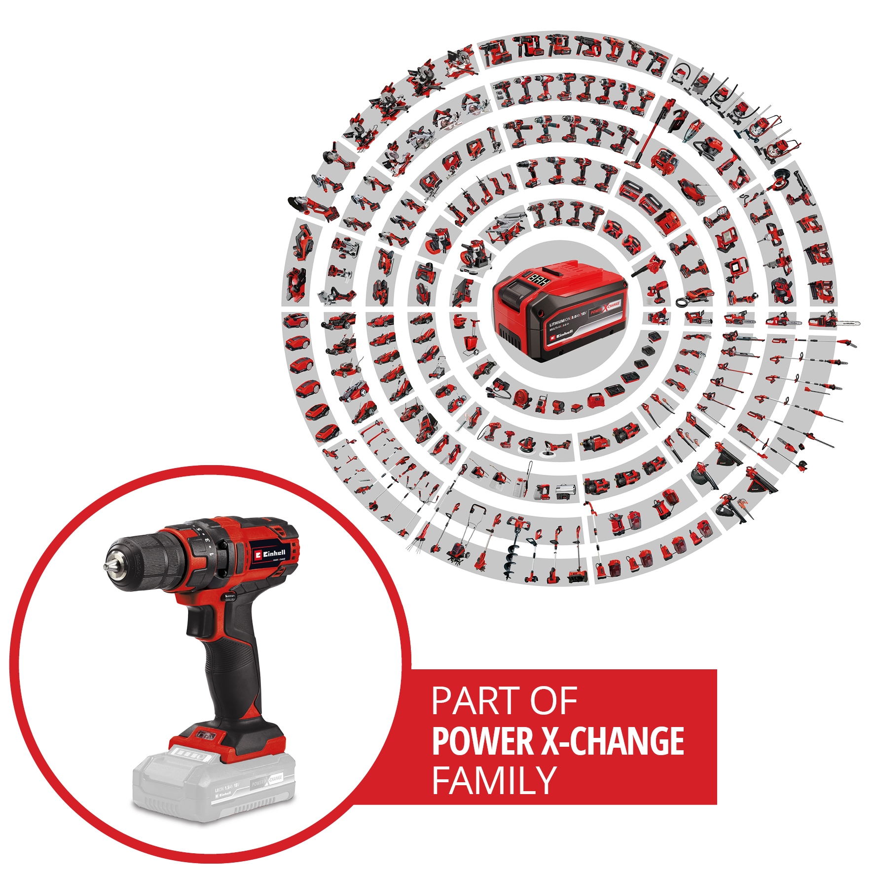 Einhell Akku-Bohrschrauber »TC-CD 18/35 Li - Solo«, Power X-Change, ohne Akku und Ladegerät