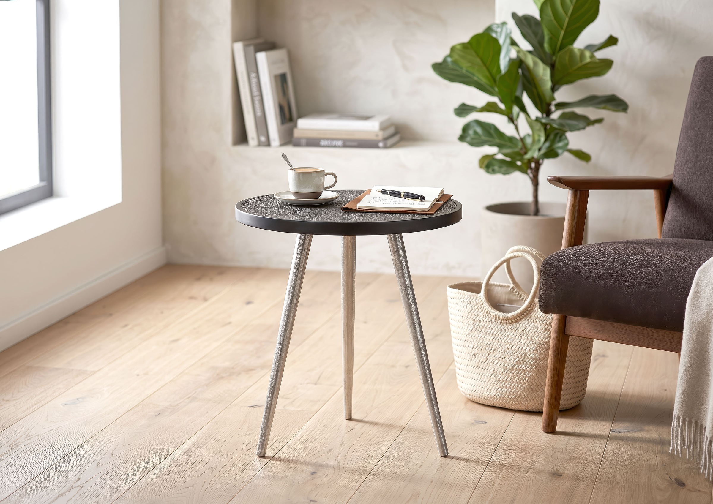 Gutmann Factory Beistelltisch »Coffee, Couchtisch, rund Ø 43 cm« Der Beistelltisch ideal als Couchtisch oder dekorative Ablage