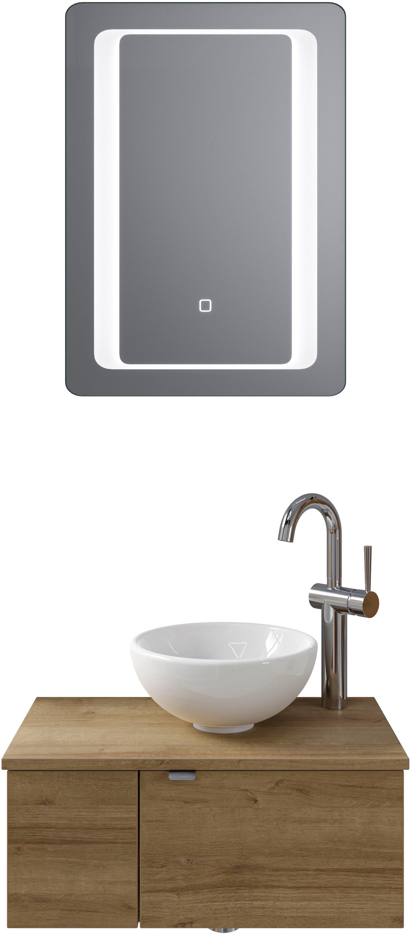 Saphir Badmöbel-Set »Serie 6915«, (4 St.), Gäste-Bad, 61 cm breit, mit LED- günstig online kaufen