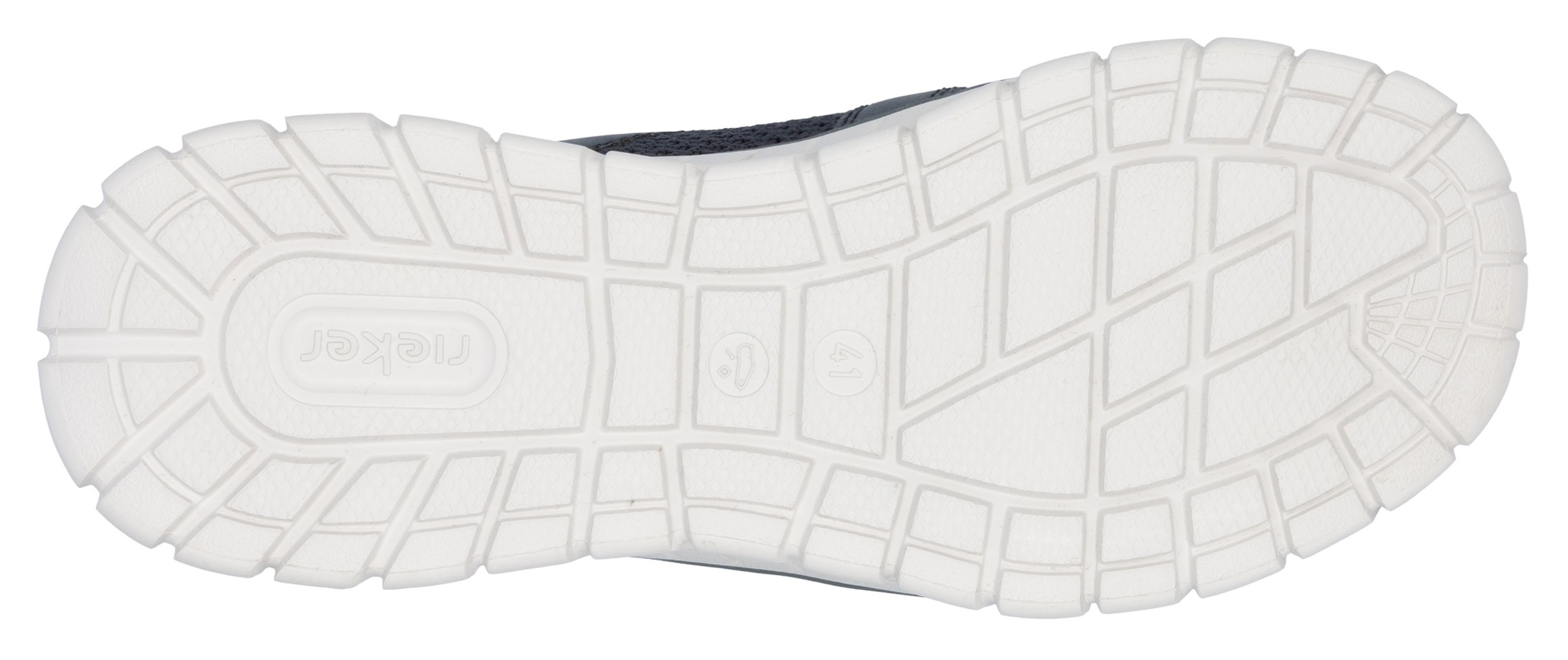 RIEKER Sport Slip-On Sneaker, Halbschuh, Freizeitschuh, Slipper mit modischer Laufsohle