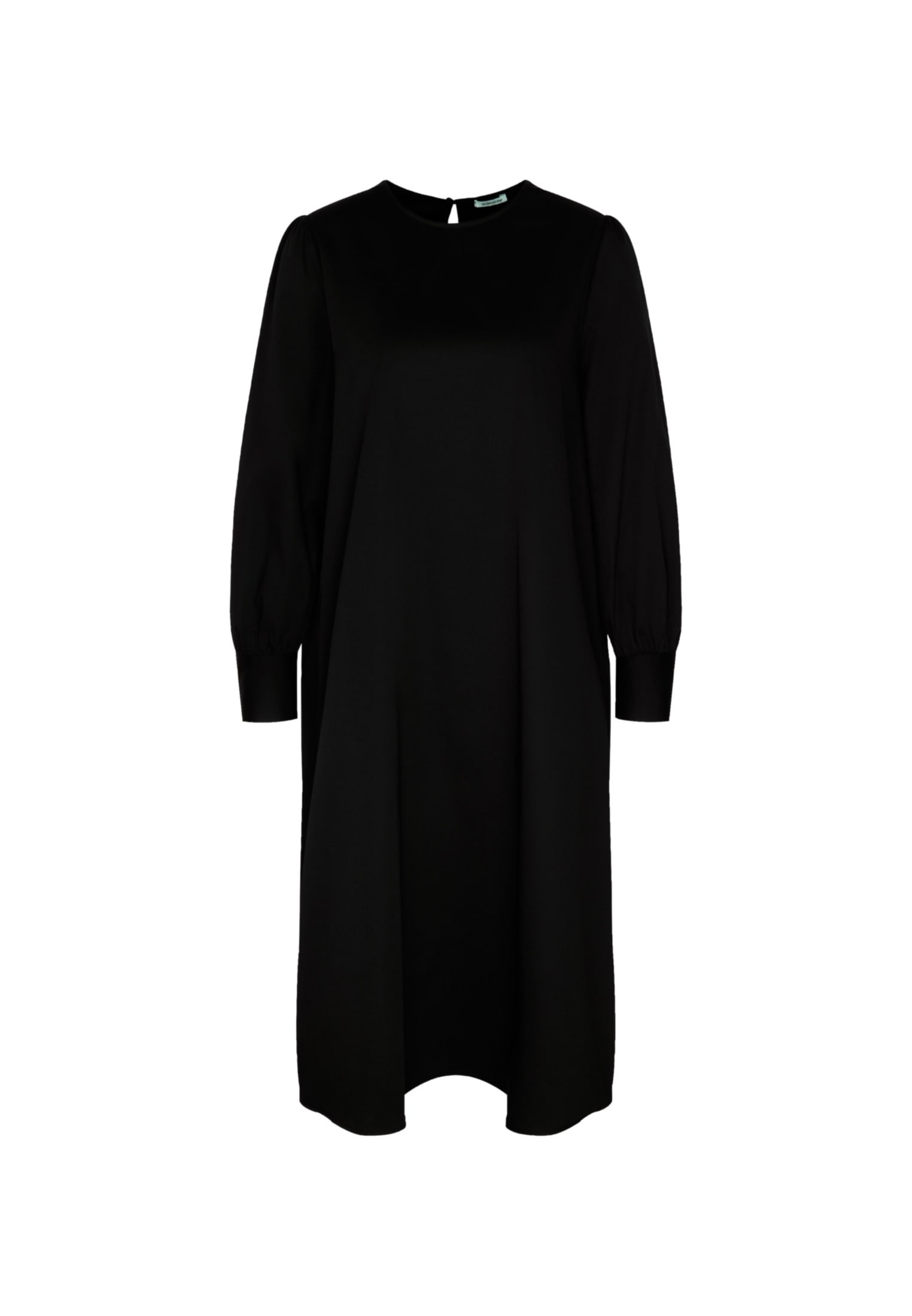 seidensticker Sommerkleid »Schwarze Rose«, Langarm Rundhals Uni