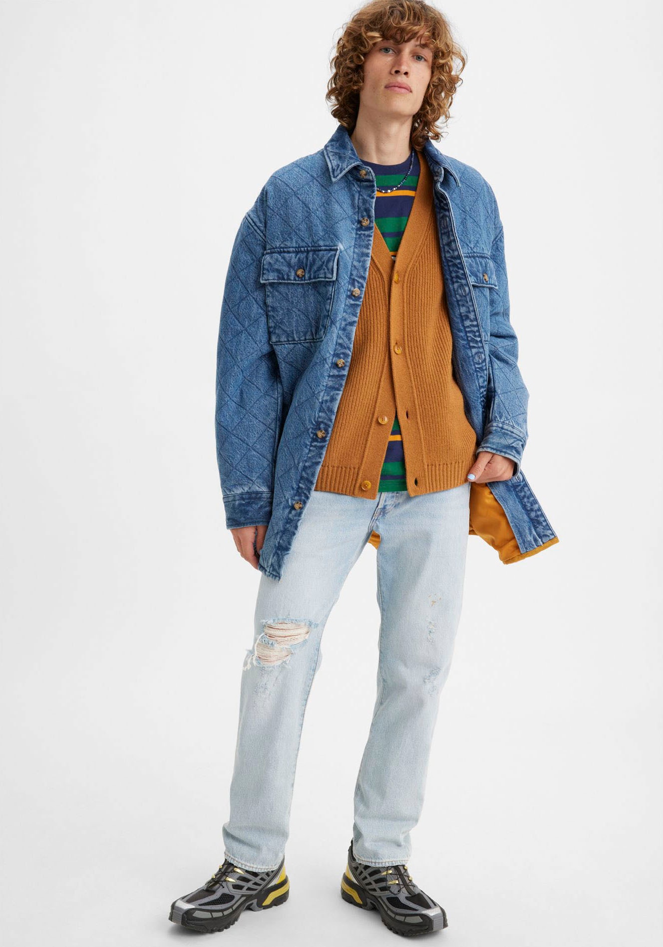 Levi's® Destroyed-Jeans »501 VI'S ORIG«, mit Markenlabel