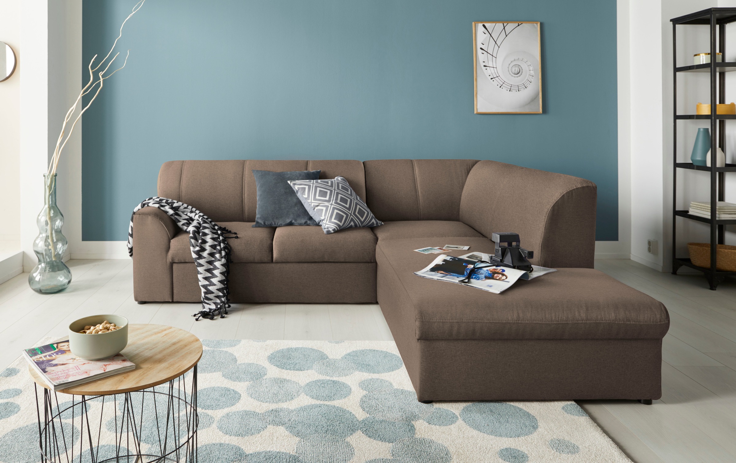 DOMO collection Ecksofa »Topper zeitlos elegant, kompakte Stellmaße, OTTOs günstig online kaufen