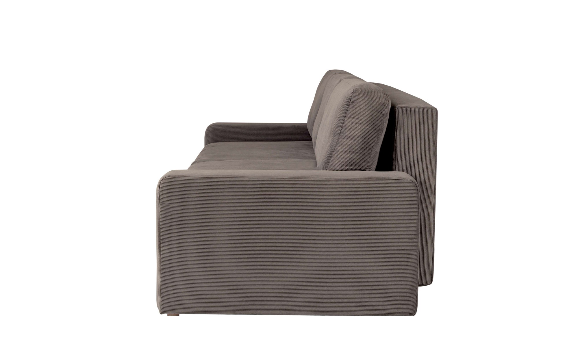 INOSIGN 3-Sitzer »SHERIDIAN Schlafsofa mit Bettkasten, in Feincord & Velvet«, mit Wellenunterfederung, moderne Bezüge, B/H/T 225/94/80