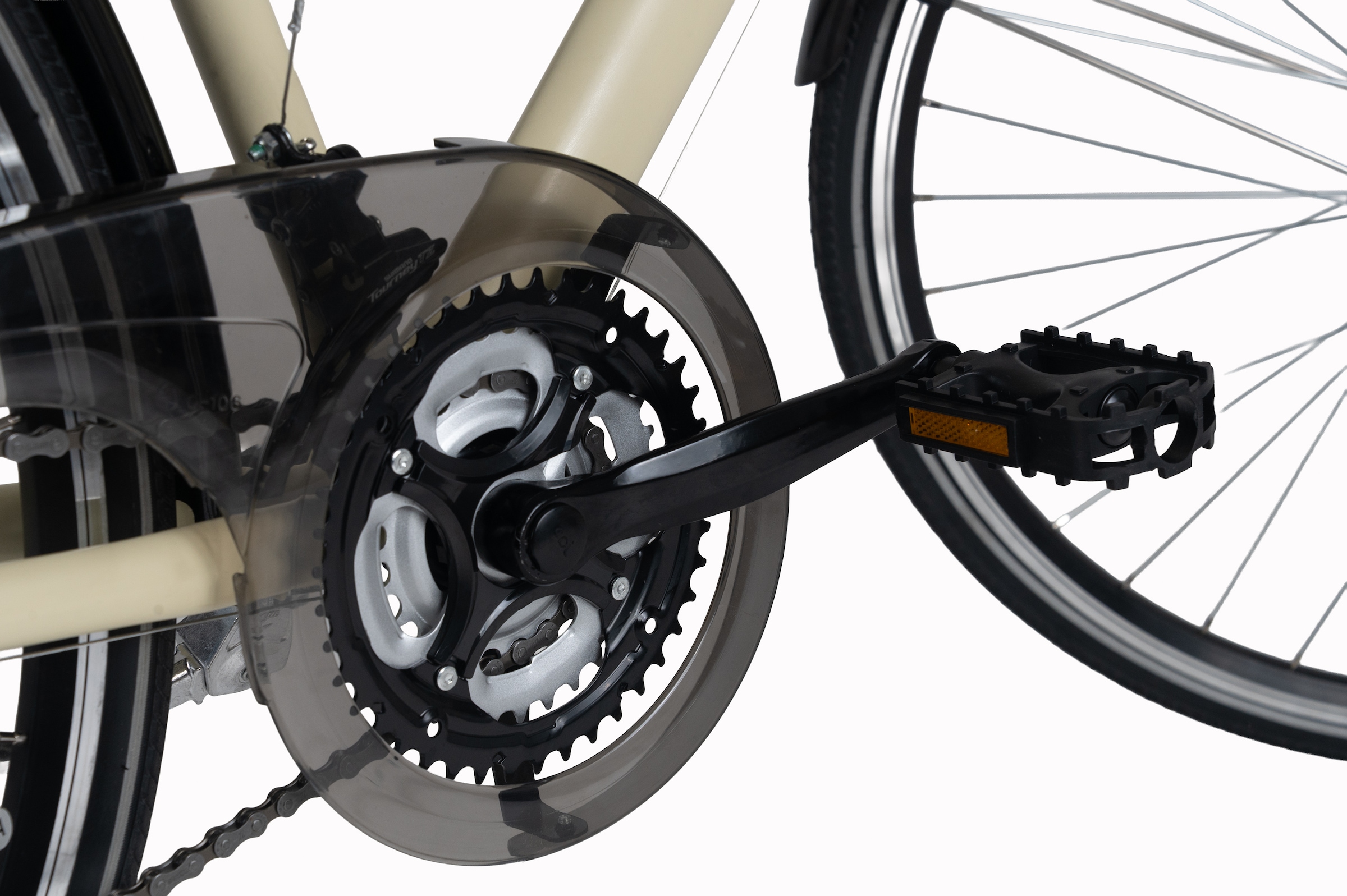 Dacapo Trekkingrad »DaCapo Trekkingrad Herren 28'' Montreal beige 21 Gänge« 21 Gang Shimano Tourney Schaltwerk Kettenschaltung 53, 