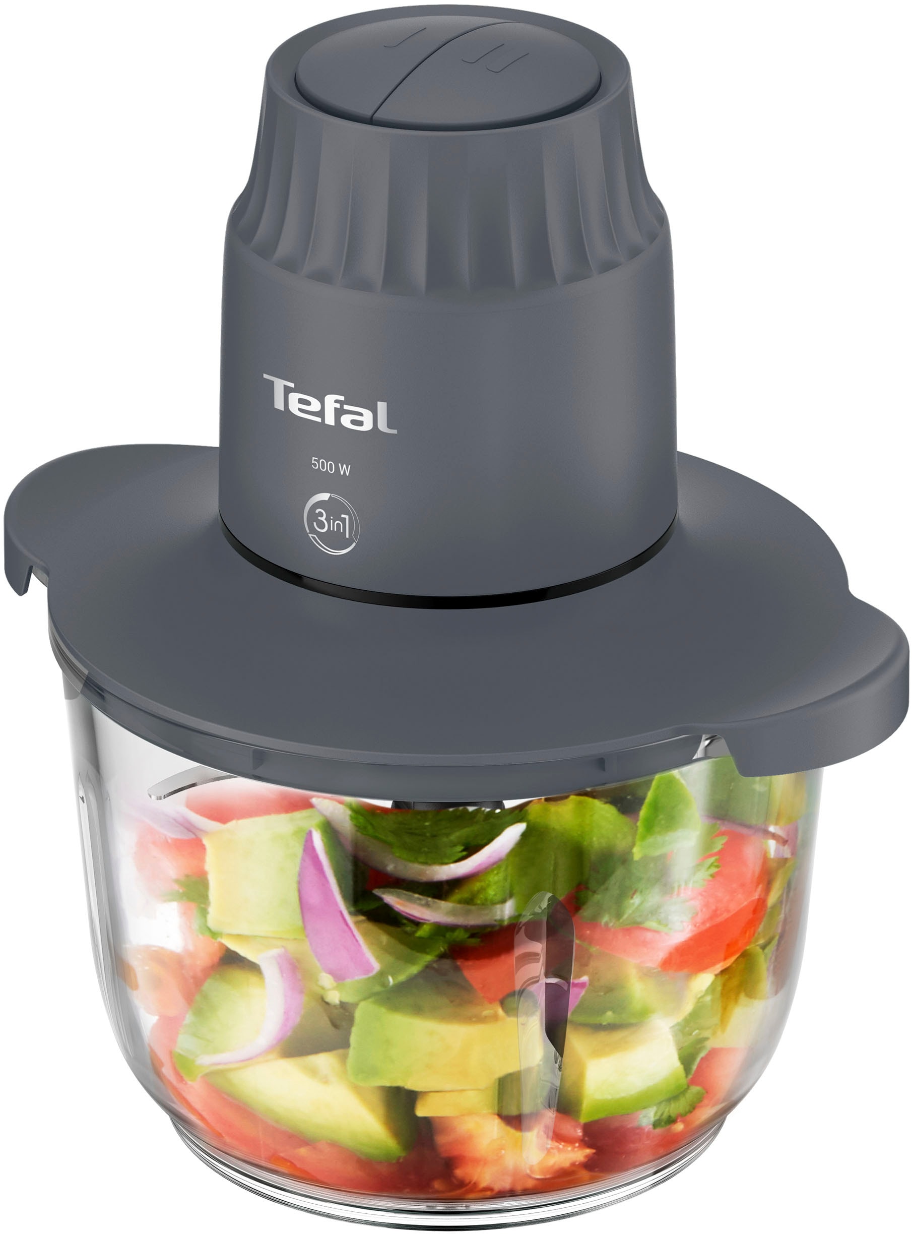 Tefal Zerkleinerer »MB6031 Choppeor«, 500 W, 2 Geschwindigkeiten, 4 Edelsta günstig online kaufen