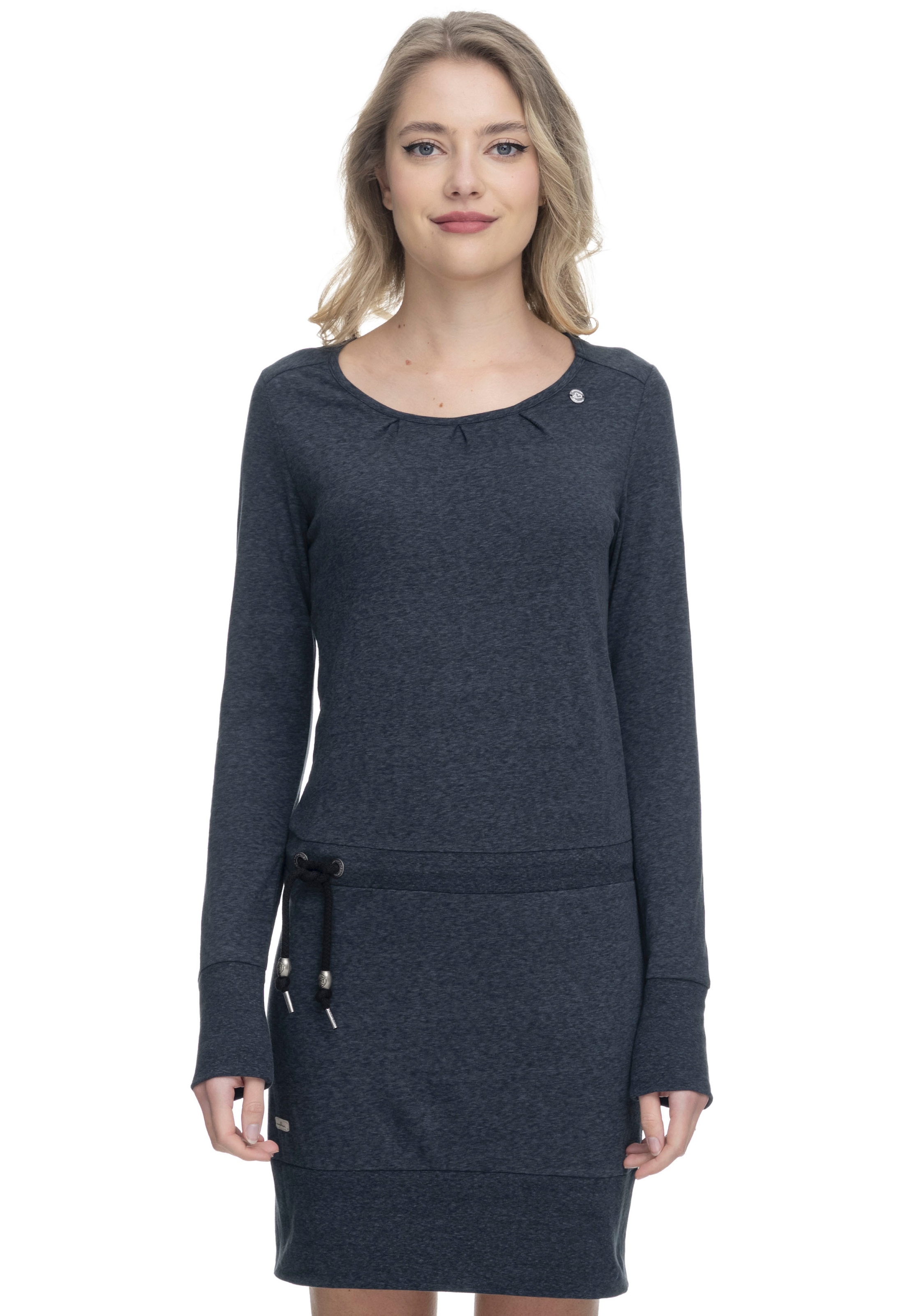 online »ALEXA«, Besatz kontrastigen Kordelzug kaufen Zierperlen- Jerseykleid und mit Ragwear